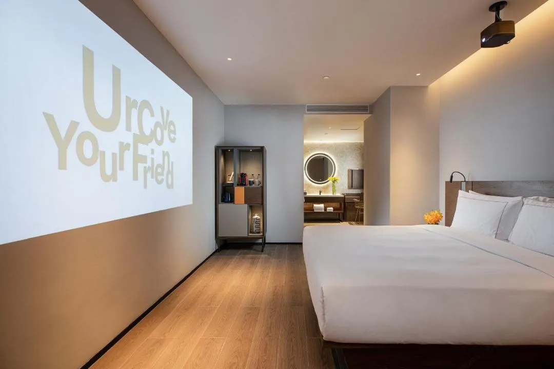 Bed in UrCove By Hyatt ShenZhen Futian Port