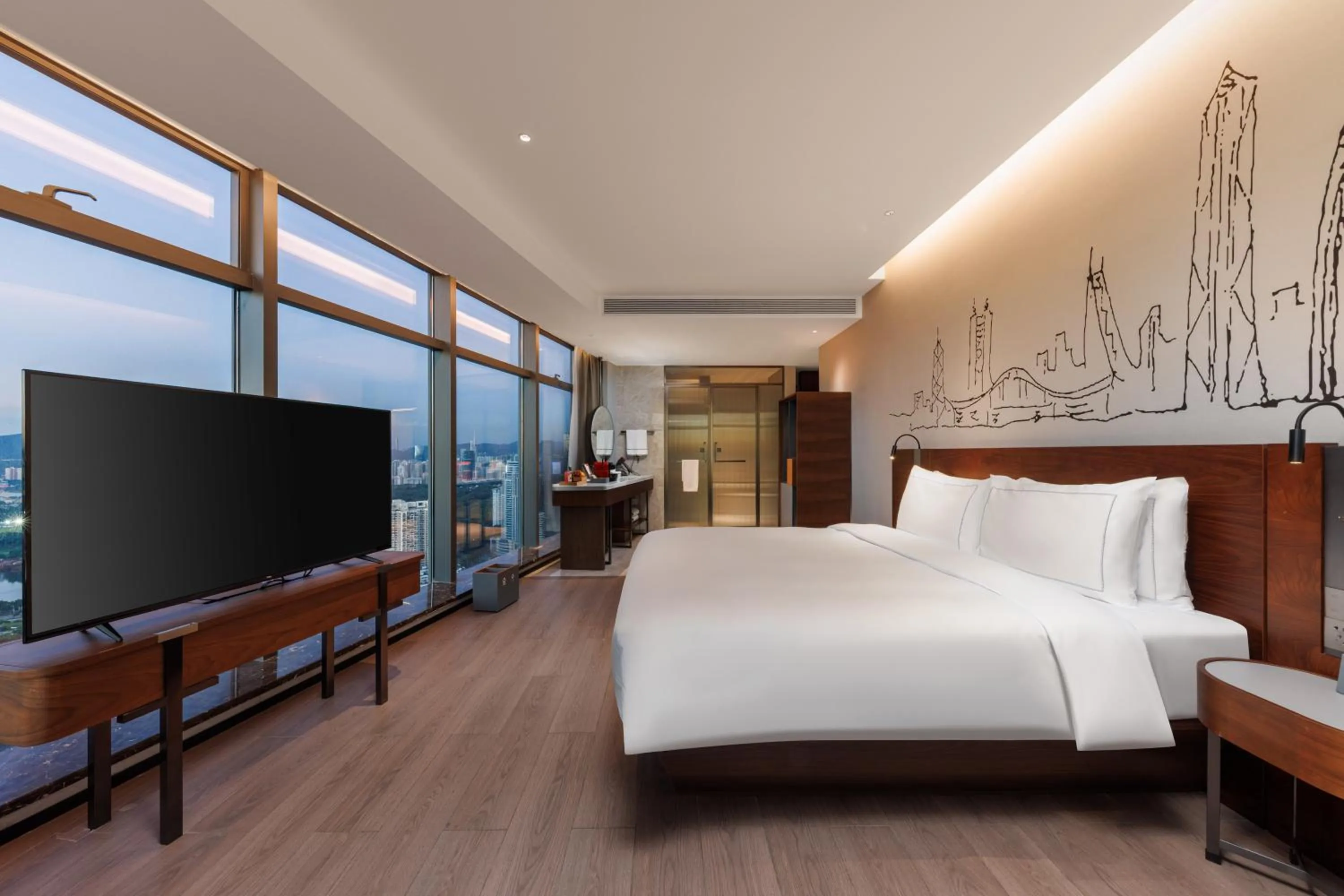 Bedroom, Bed in UrCove By Hyatt ShenZhen Futian Port