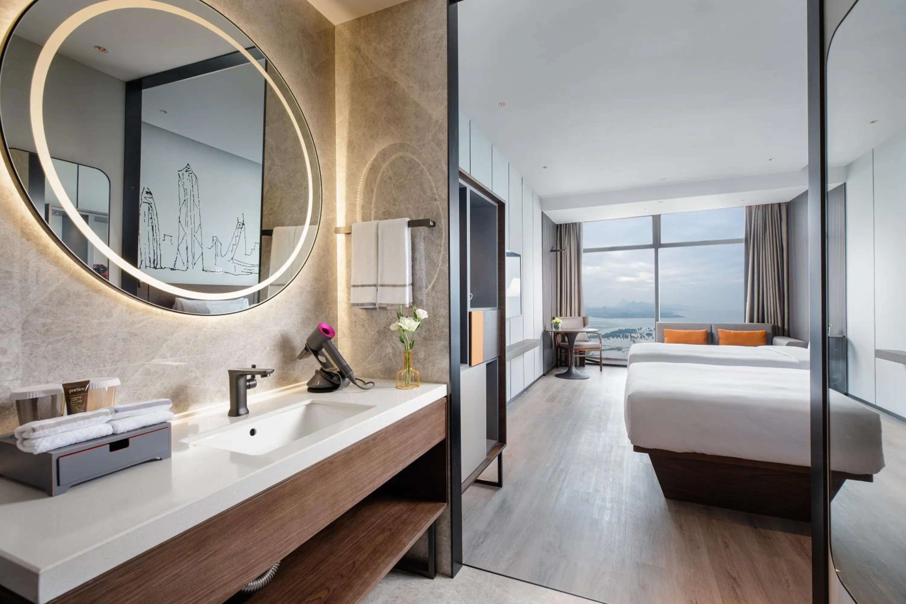 Bedroom, Bed in UrCove By Hyatt ShenZhen Futian Port
