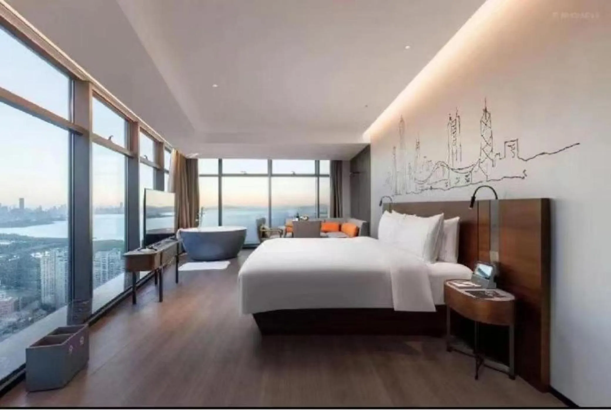 Property building, Bed in UrCove By Hyatt ShenZhen Futian Port