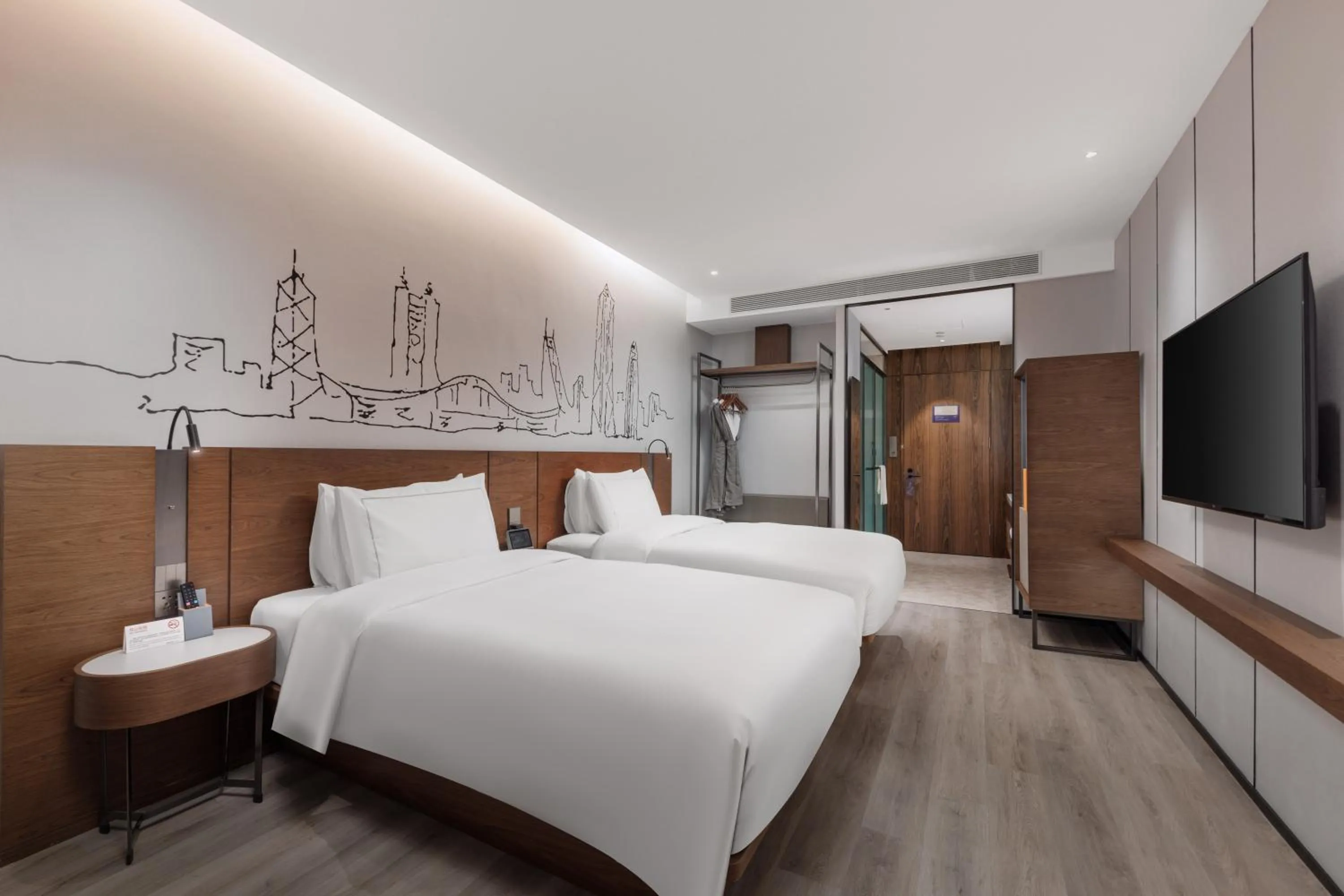 Bedroom, Bed in UrCove By Hyatt ShenZhen Futian Port