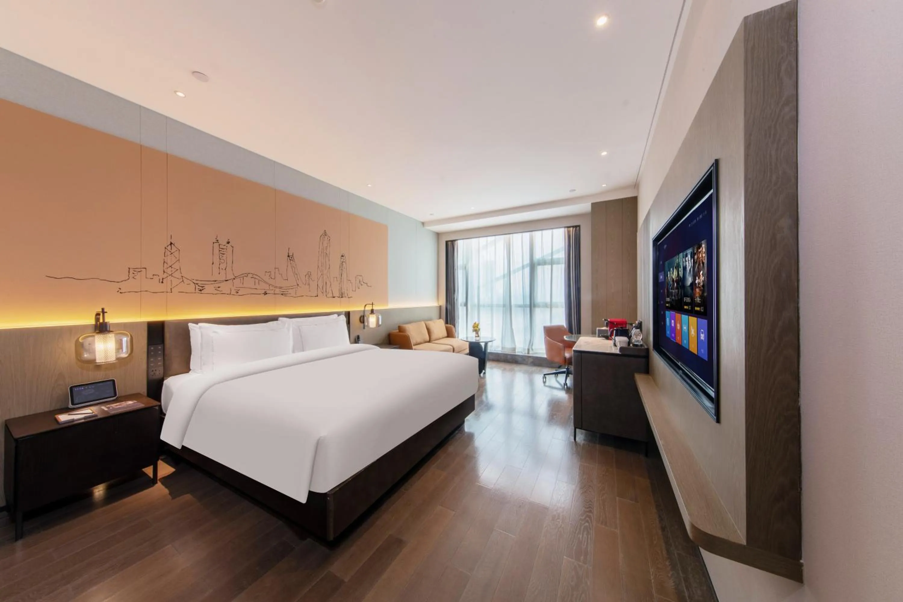 Bed in UrCove by HYATT Shenzhen Luohu
