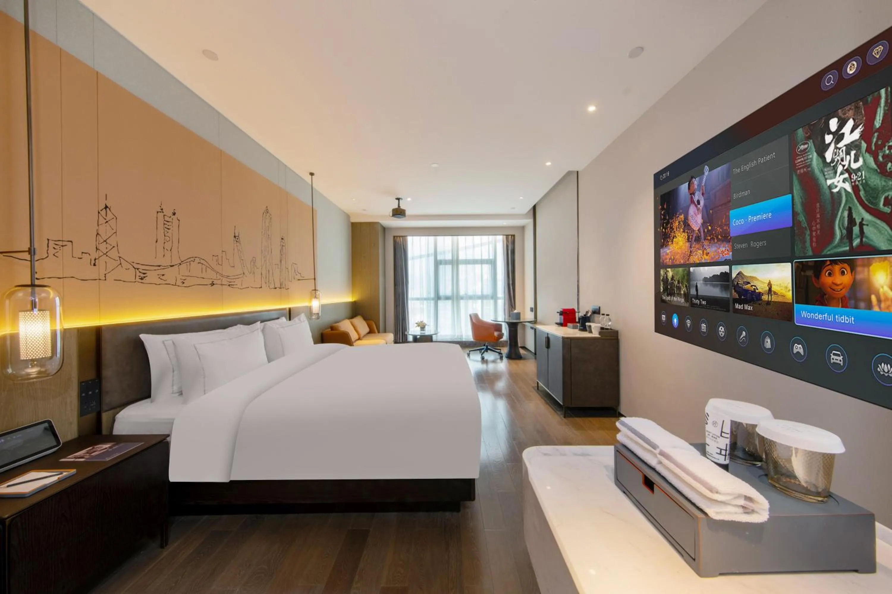 Bed in UrCove by HYATT Shenzhen Luohu