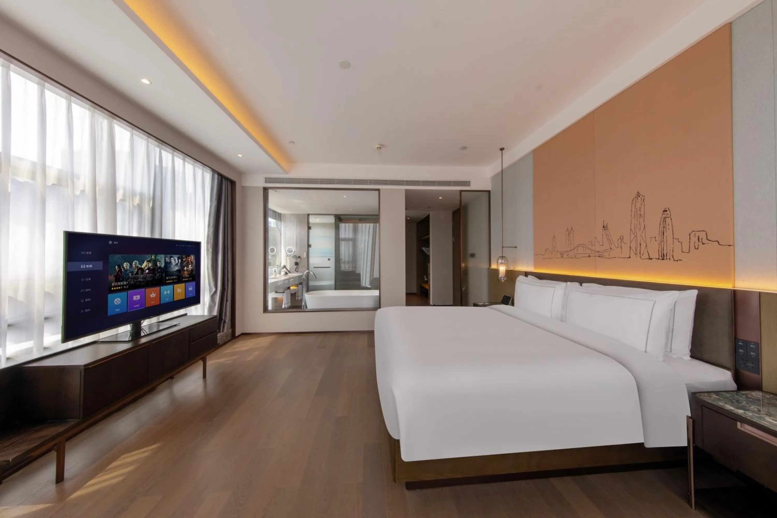 Bedroom, Bed in UrCove by HYATT Shenzhen Luohu