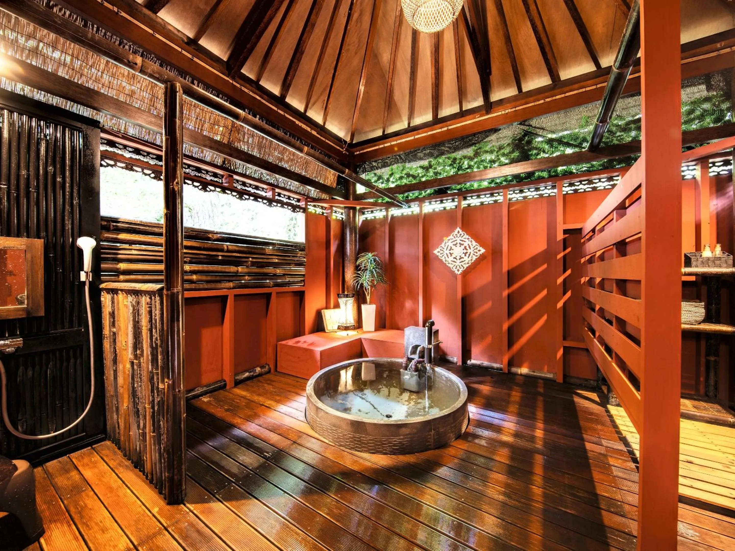 Open Air Bath in Bali Resort SAYA no Kaze