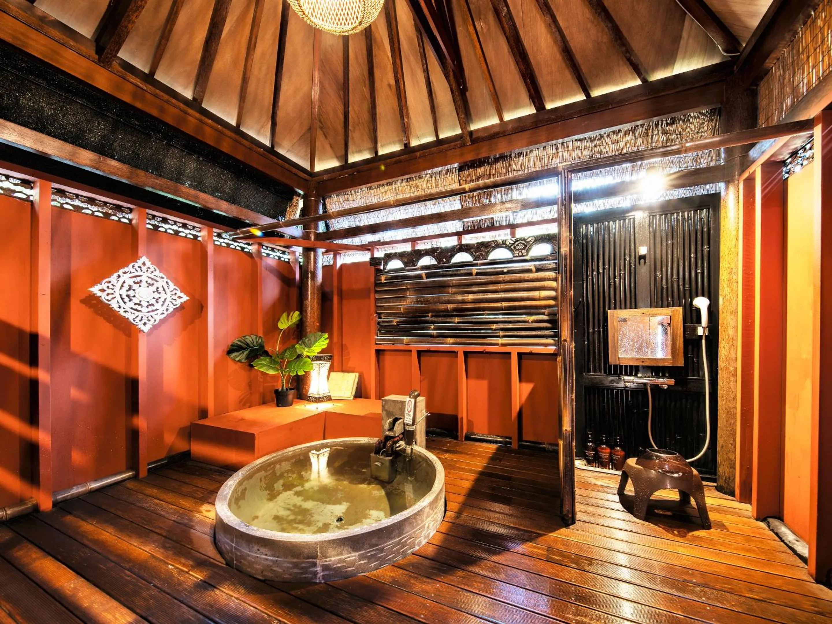 Open Air Bath in Bali Resort SAYA no Kaze