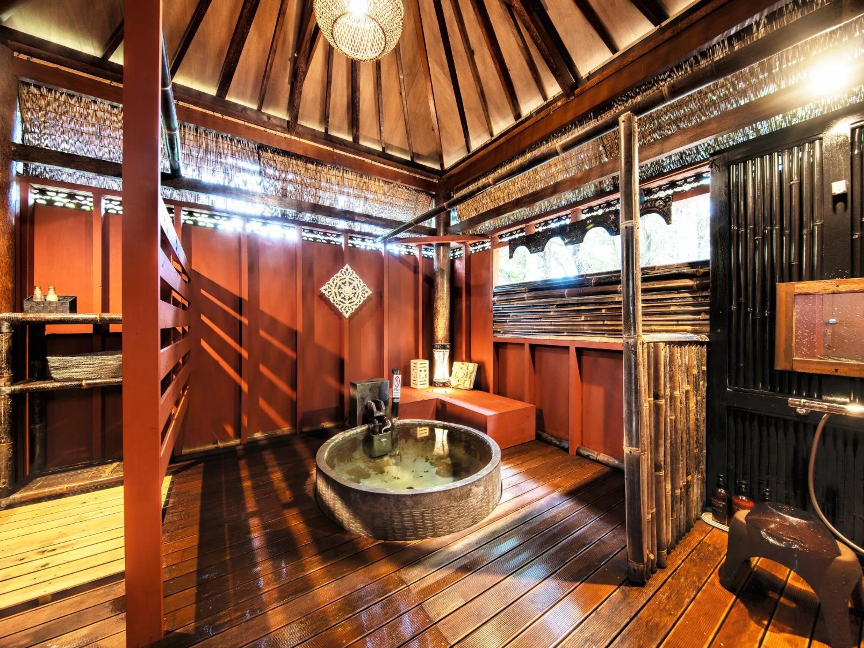 Open Air Bath in Bali Resort SAYA no Kaze