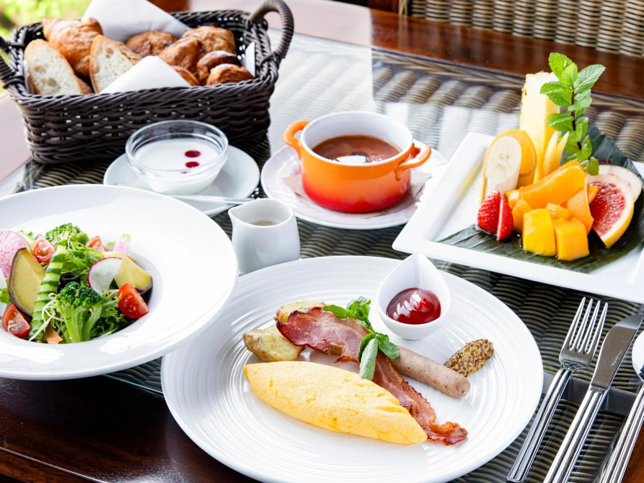 Breakfast in Bali Resort SAYA no Kaze