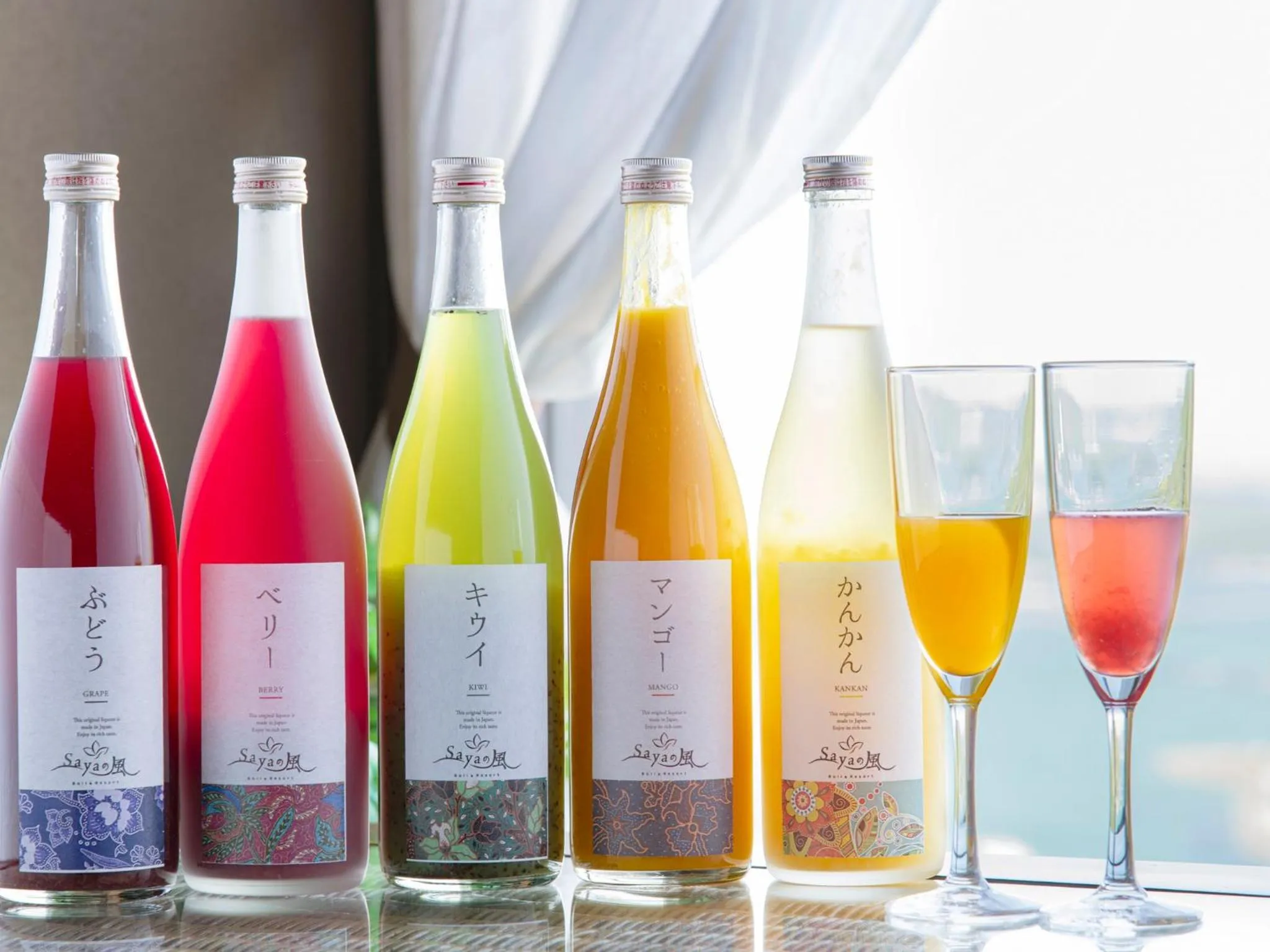 Alcoholic drinks in Bali Resort SAYA no Kaze