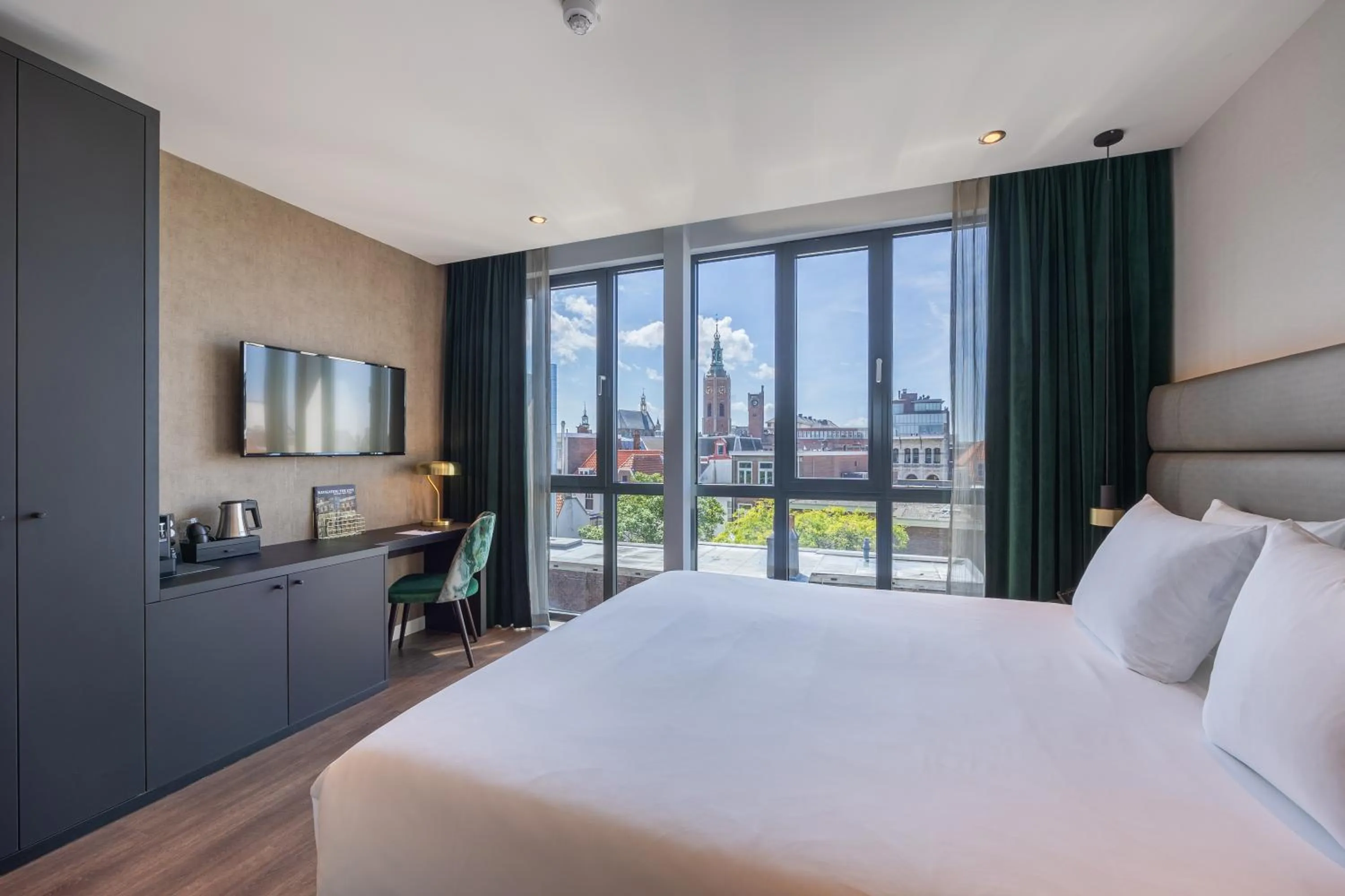 View (from property/room), Bed in Boutique Hotel Corona