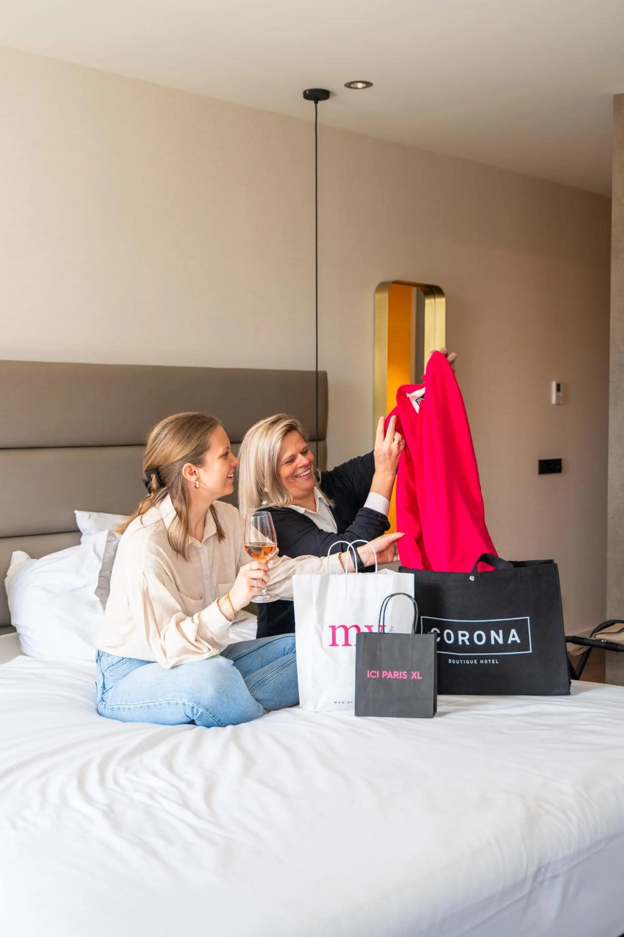 Bed in Boutique Hotel Corona