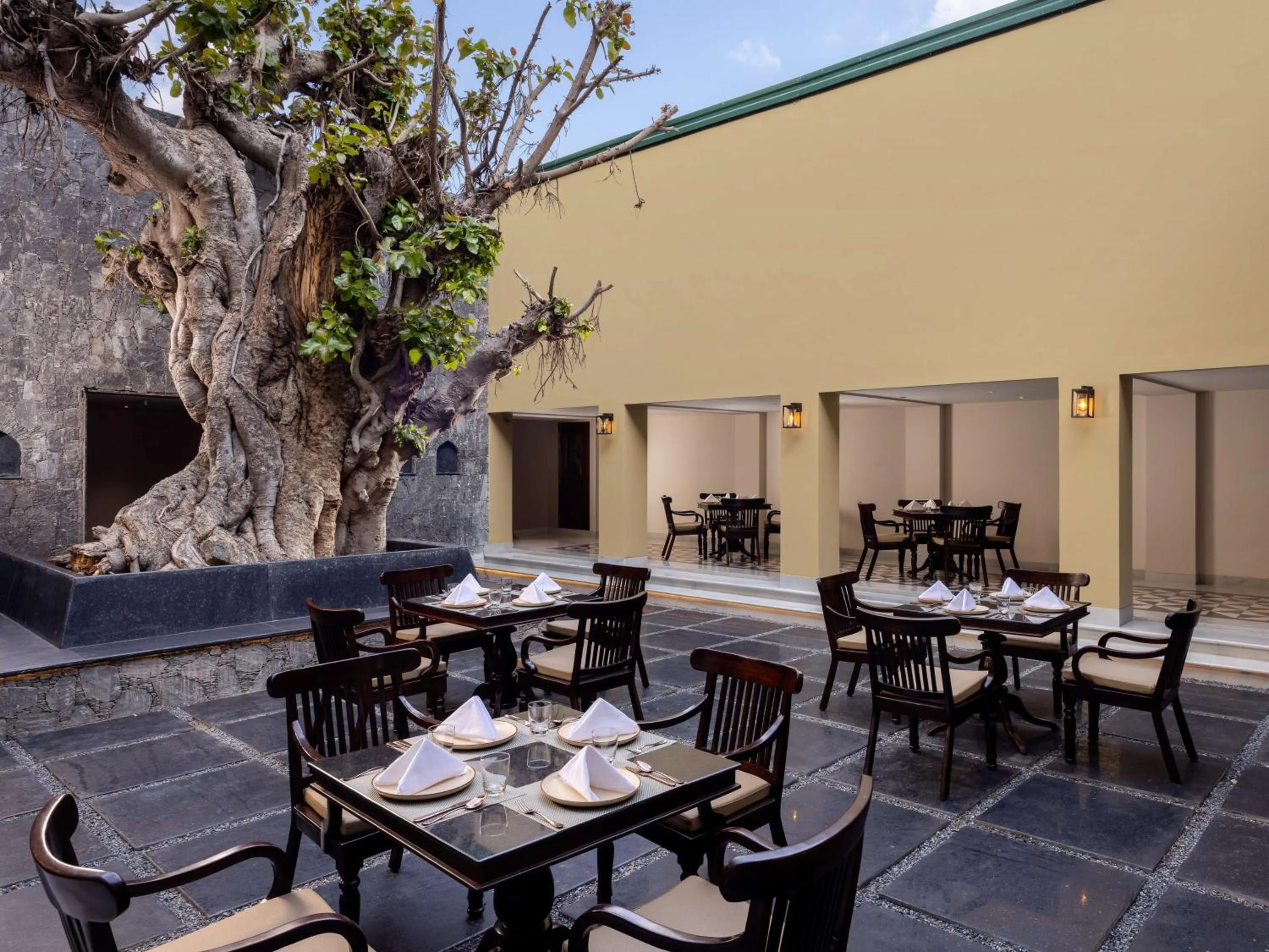 Patio in Radisson Blu Resort Kumbhalgarh