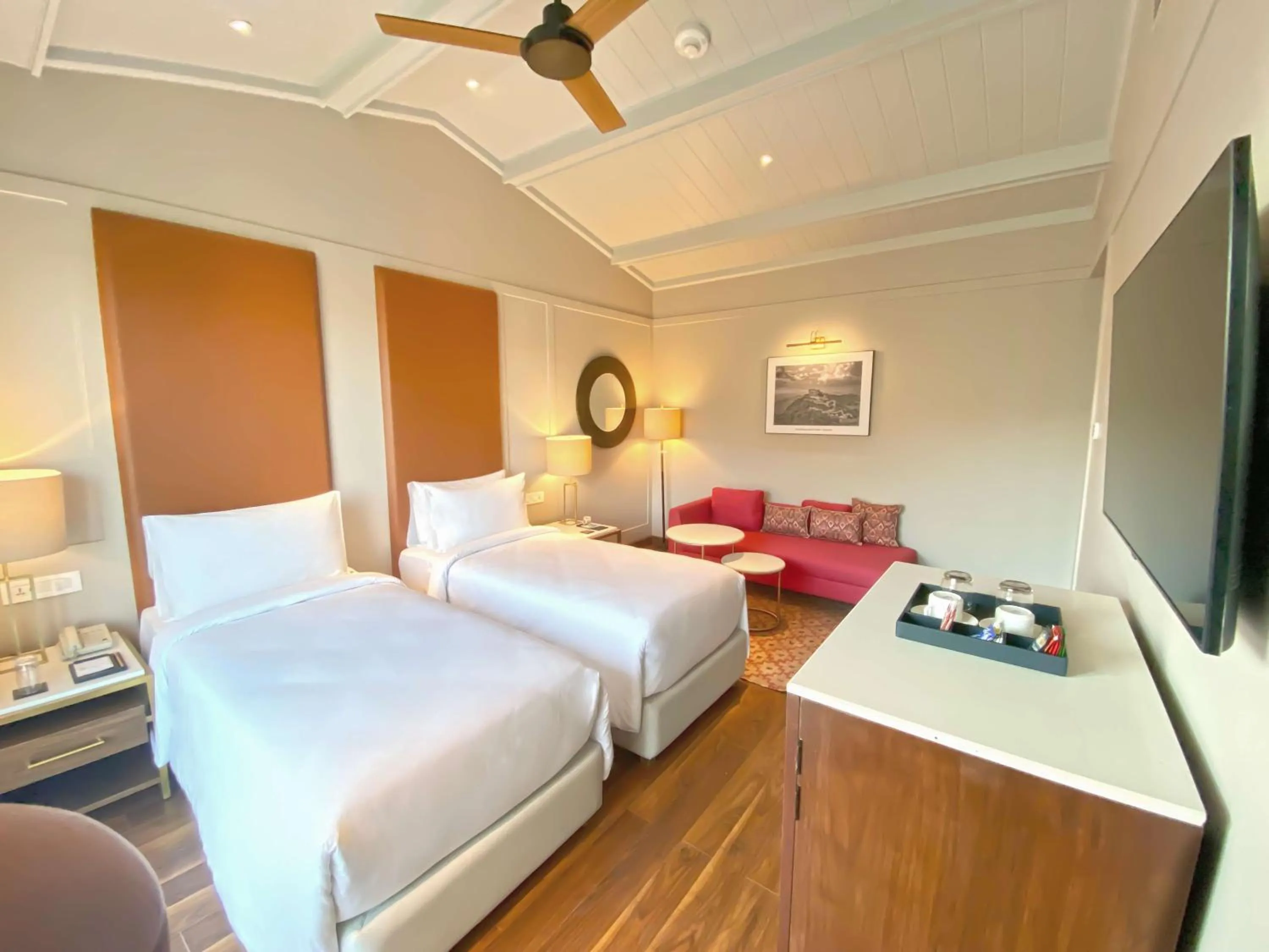 Bed in Radisson Blu Resort Kumbhalgarh