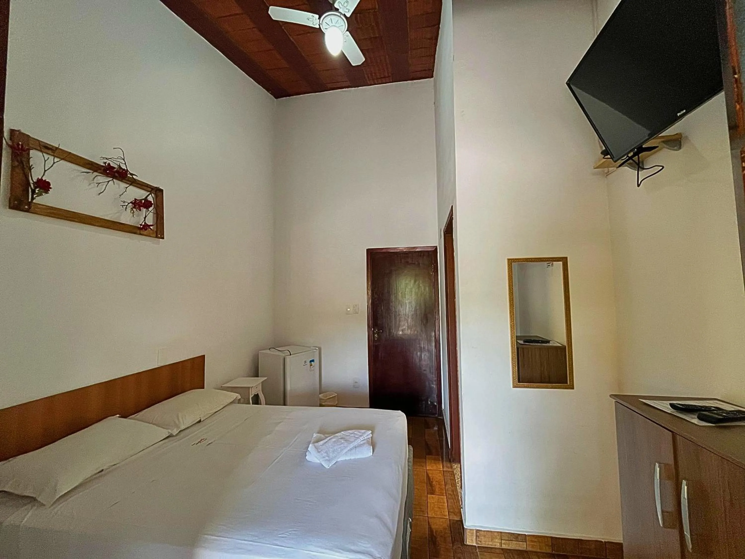 Bed in Pousada Pé da Serra