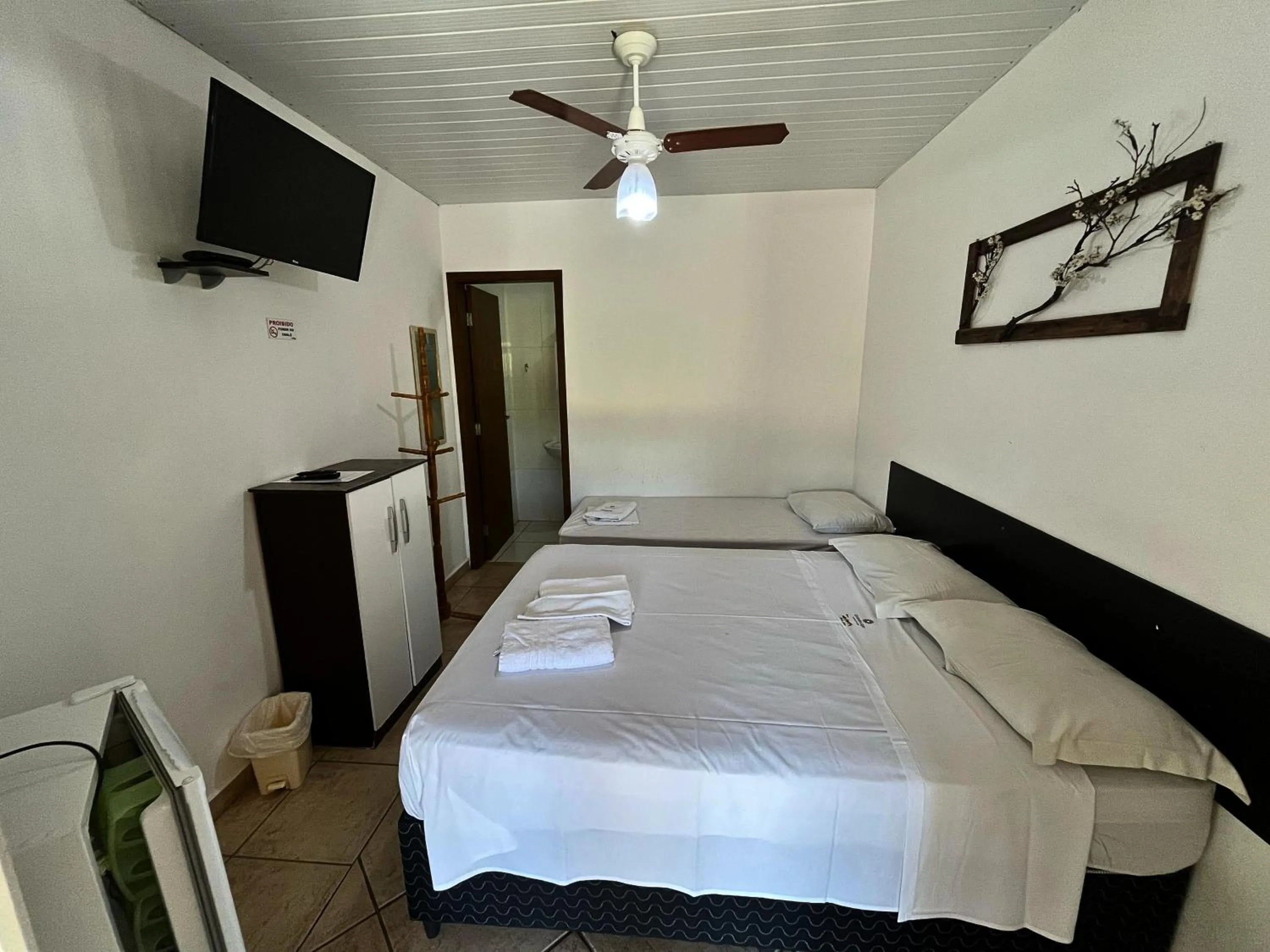 Bed in Pousada Pé da Serra