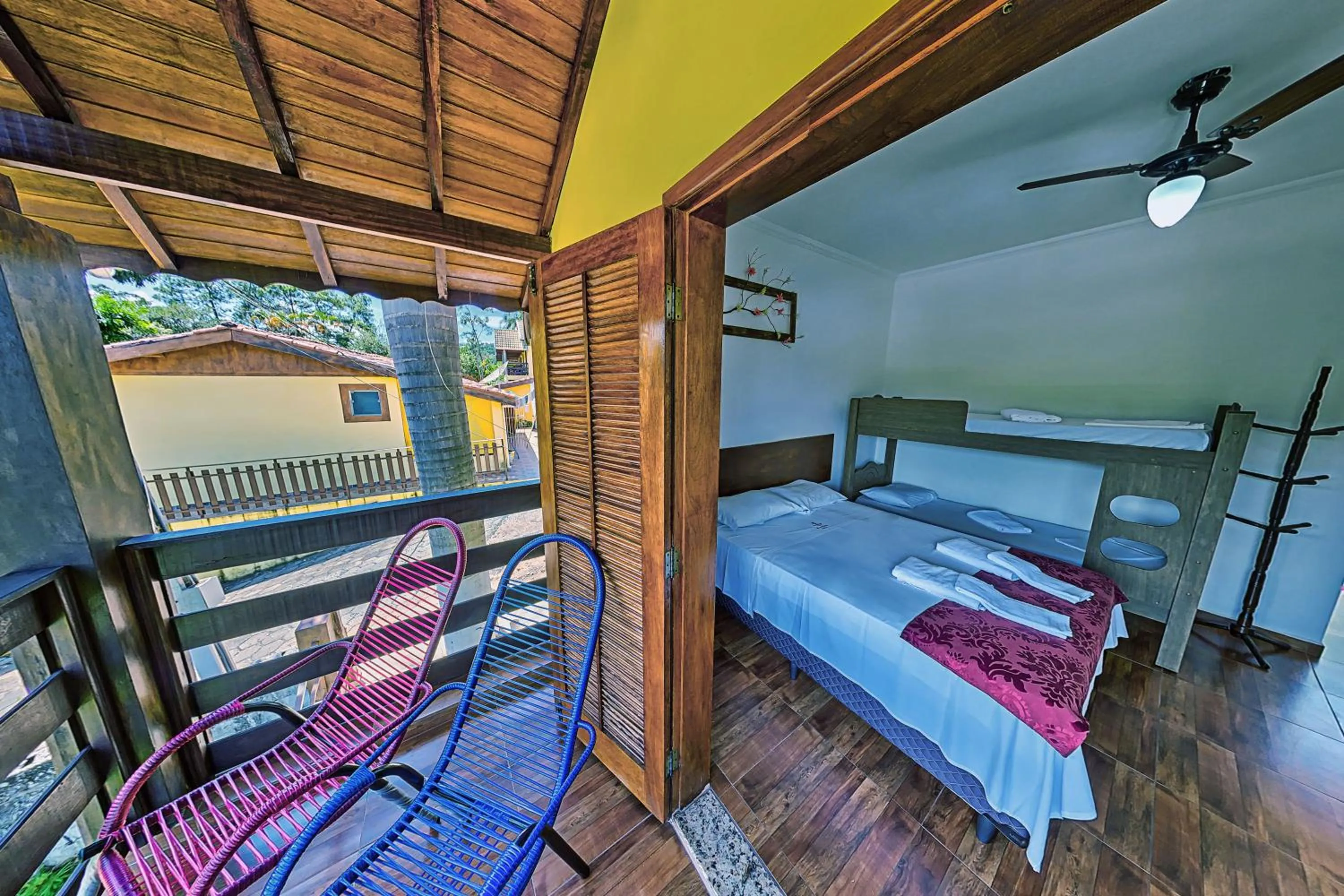 Bed in Pousada Pé da Serra