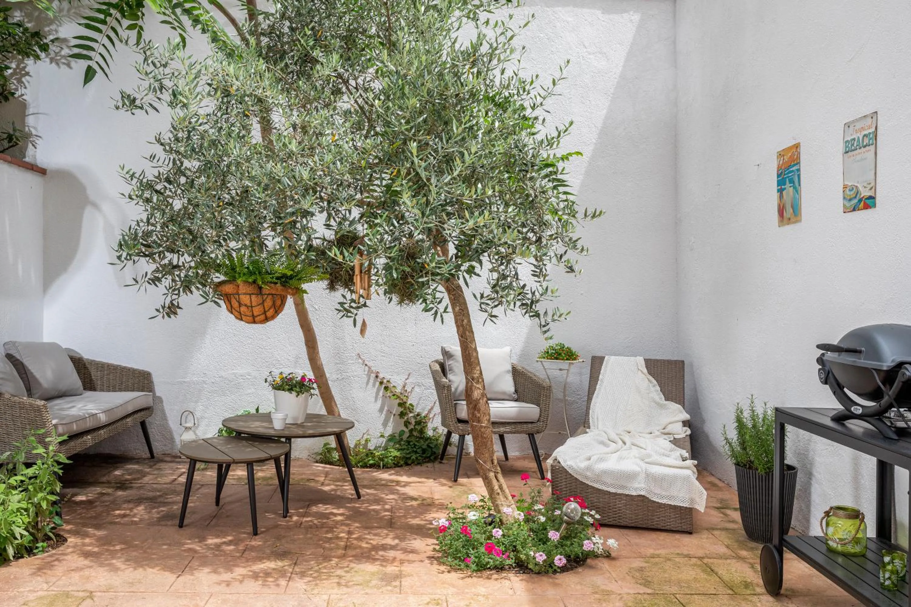 Garden in Carme -Alojamiento céntrico en Girona