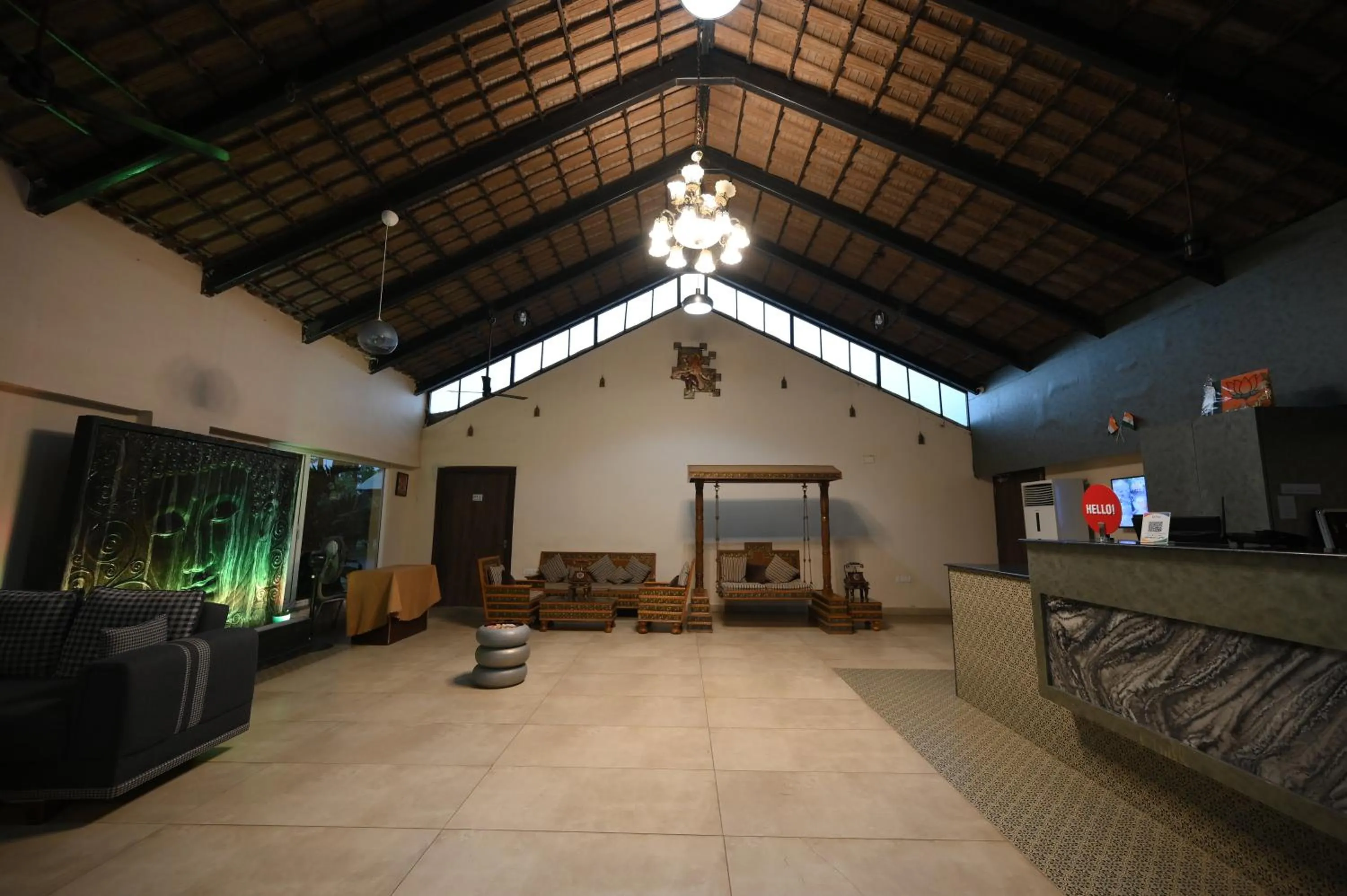 Lobby or reception in Spree One Resort And Convention Annavaram