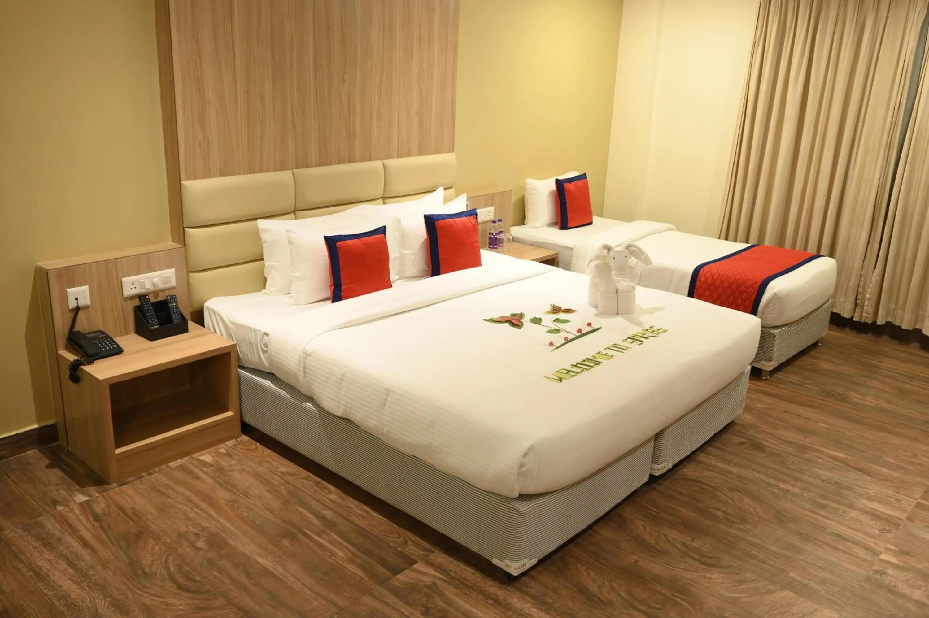 Bed in Spree One Resort And Convention Annavaram