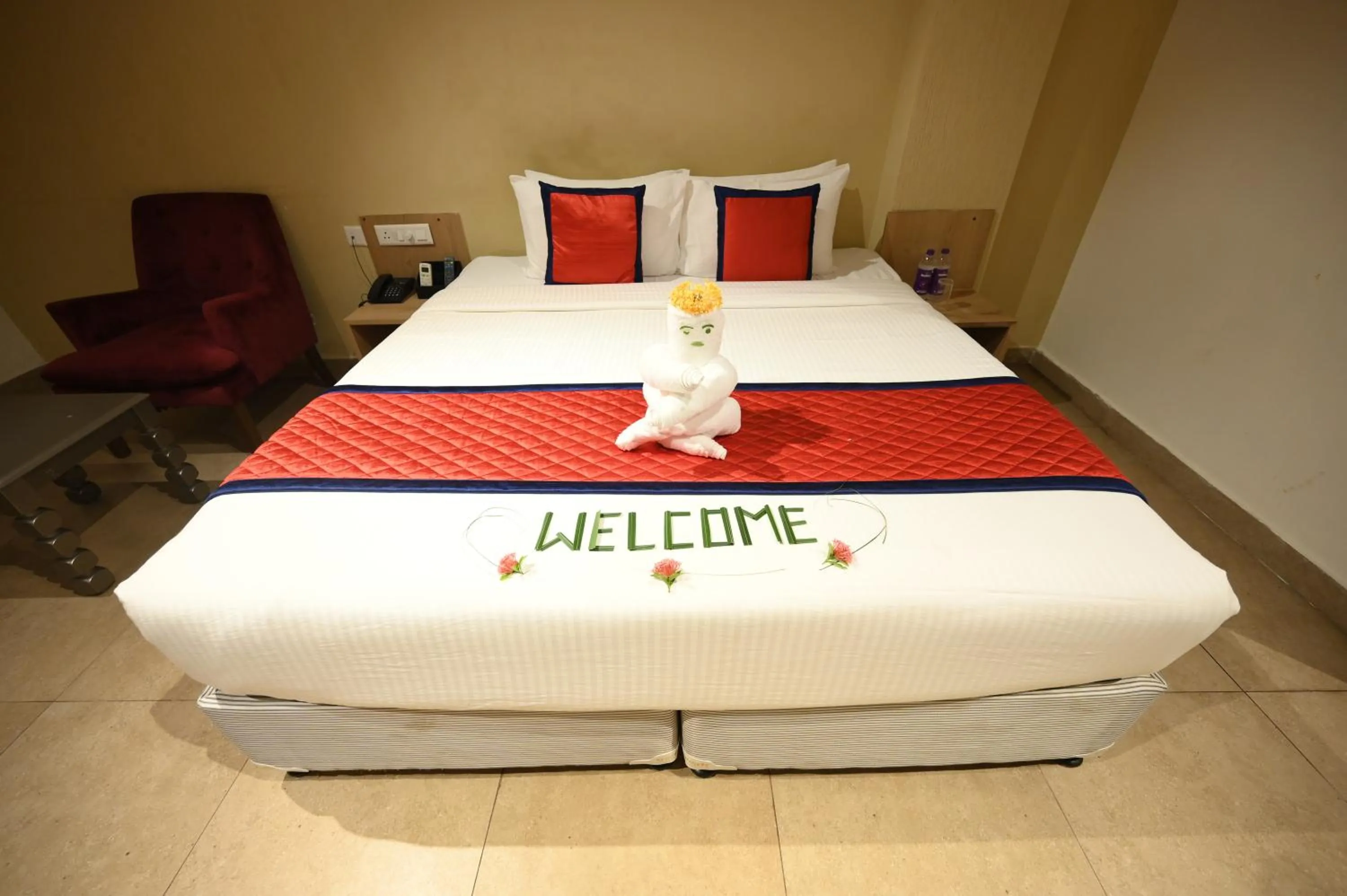 Bed in Spree One Resort And Convention Annavaram