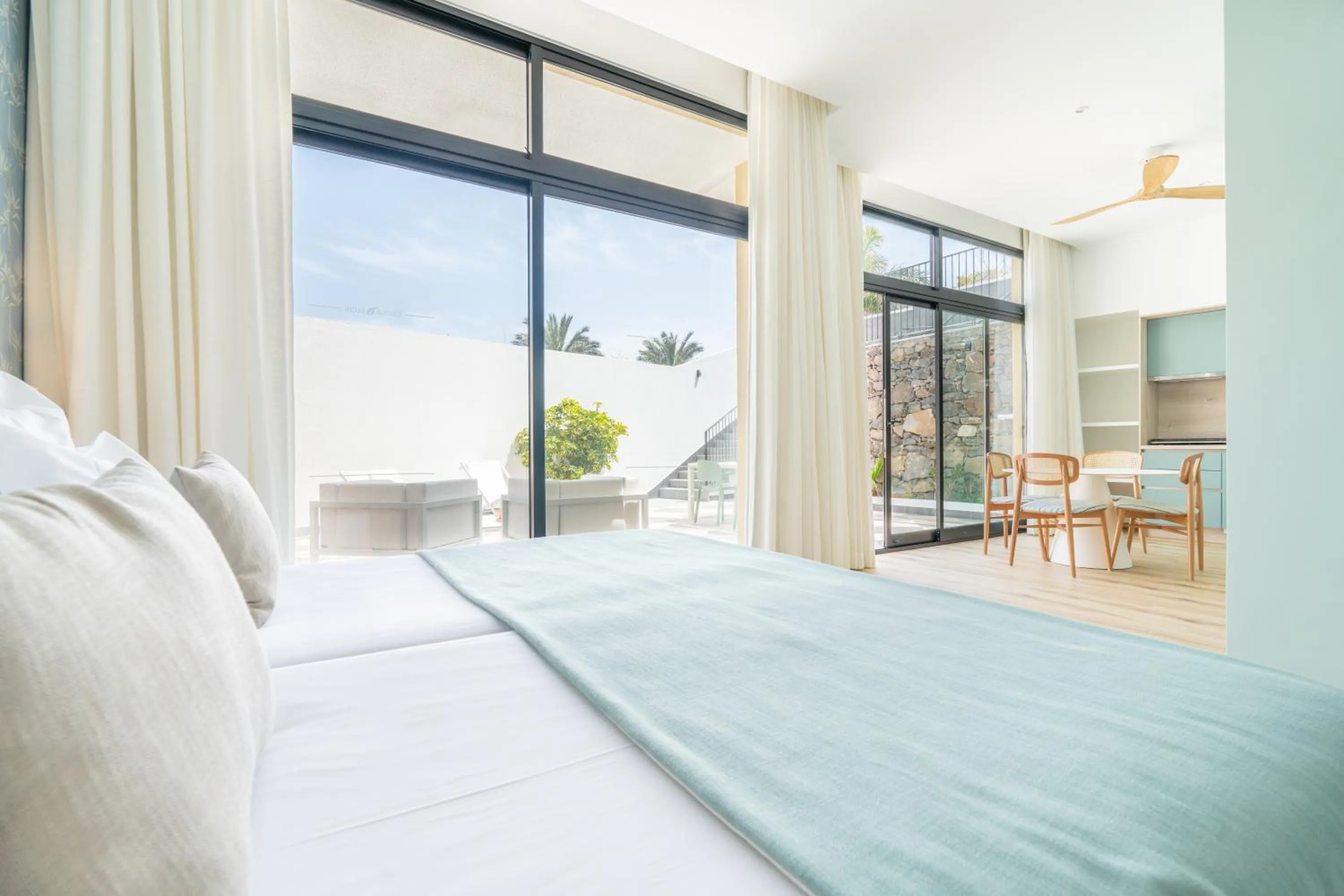 Bed in Studios by Aqua Natura Hotels