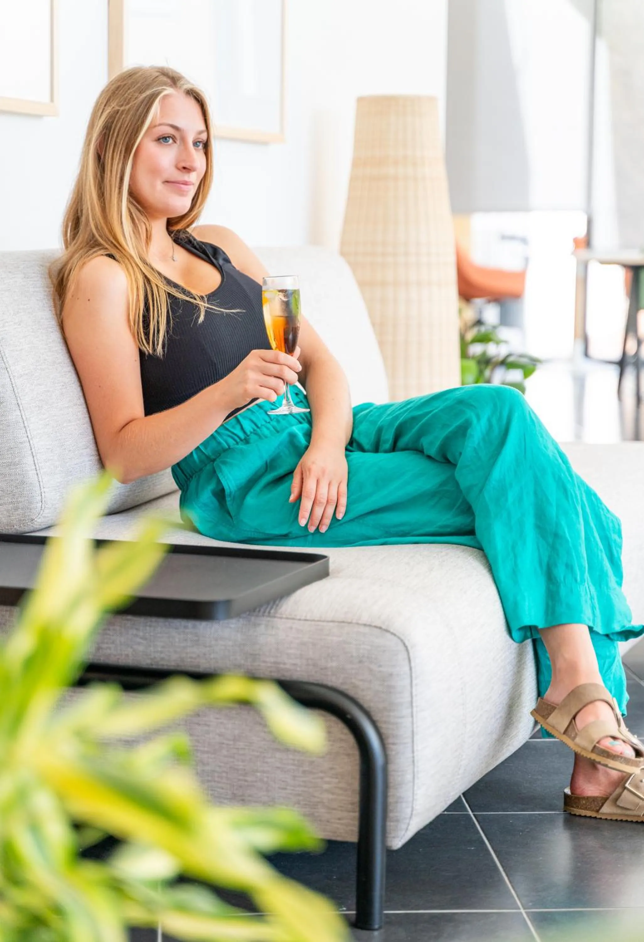 Seating area in Studios by Aqua Natura Hotels