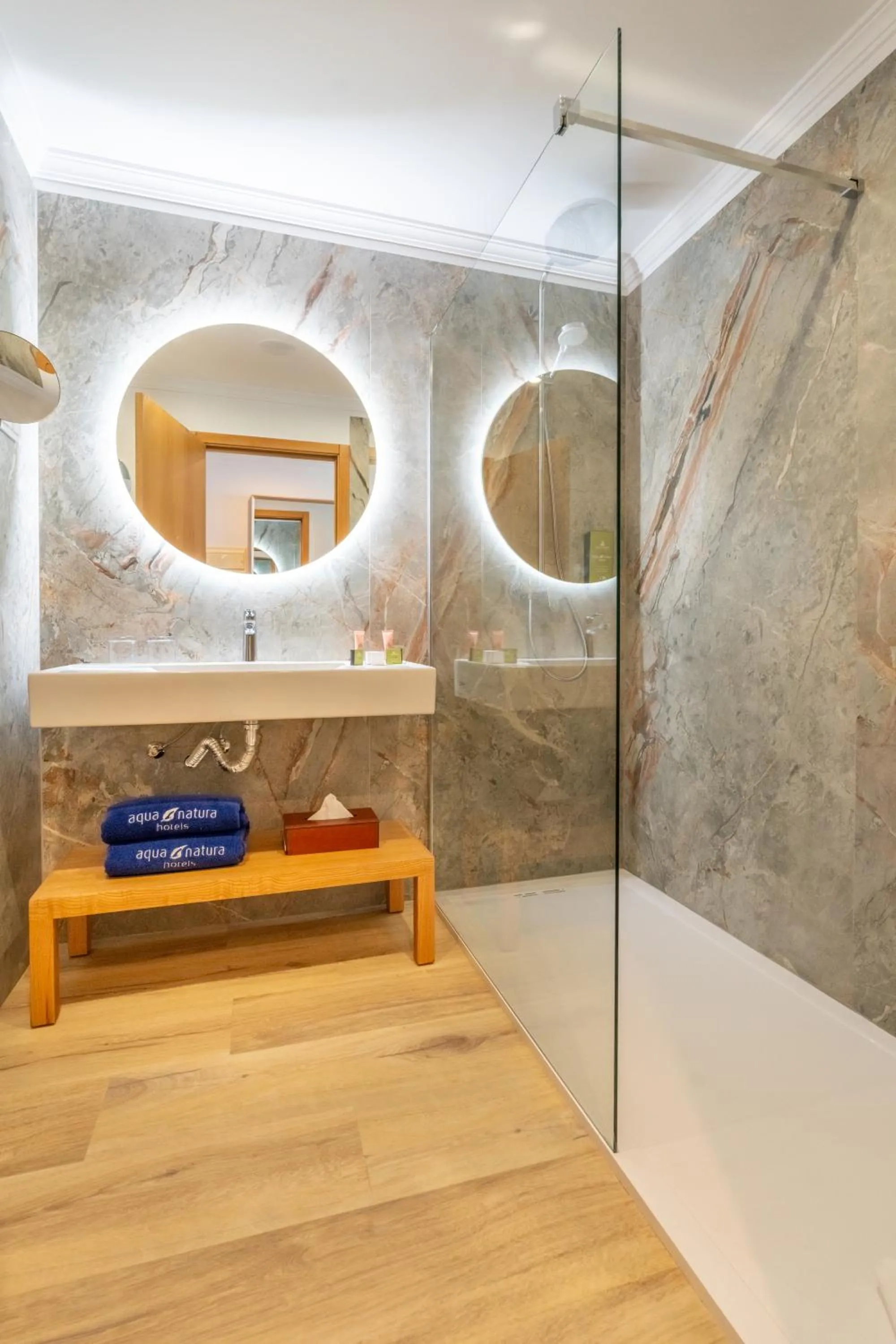 Shower in Studios by Aqua Natura Hotels