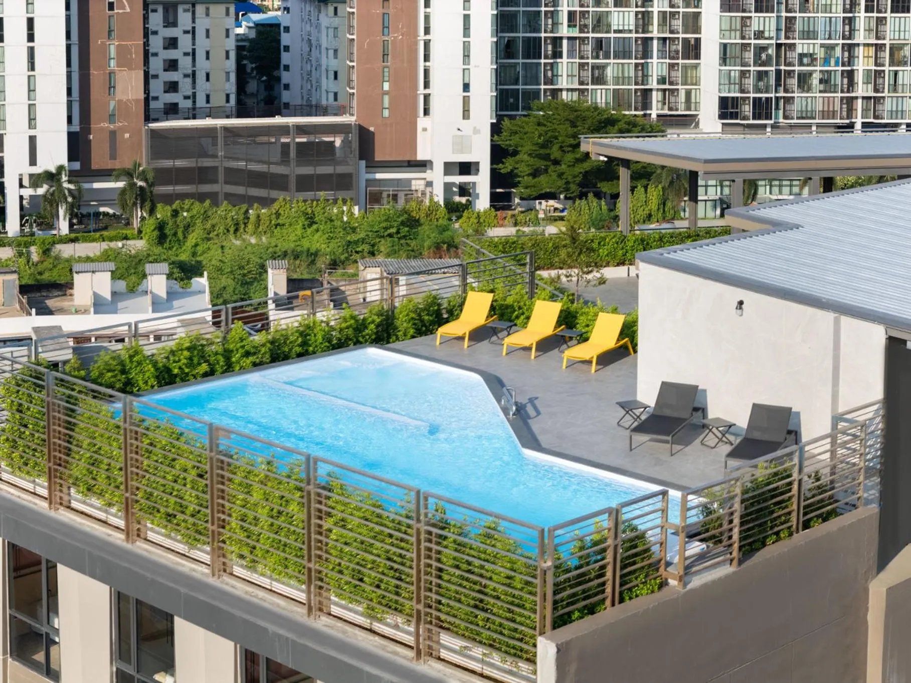Swimming pool in Lumen Bangkok Udomsuk Station