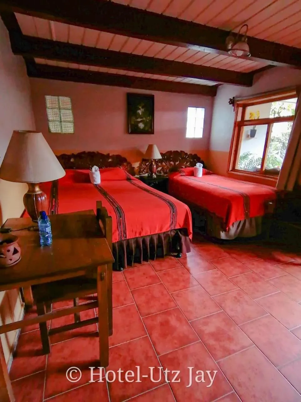 Bed in Hotel Utz Jay