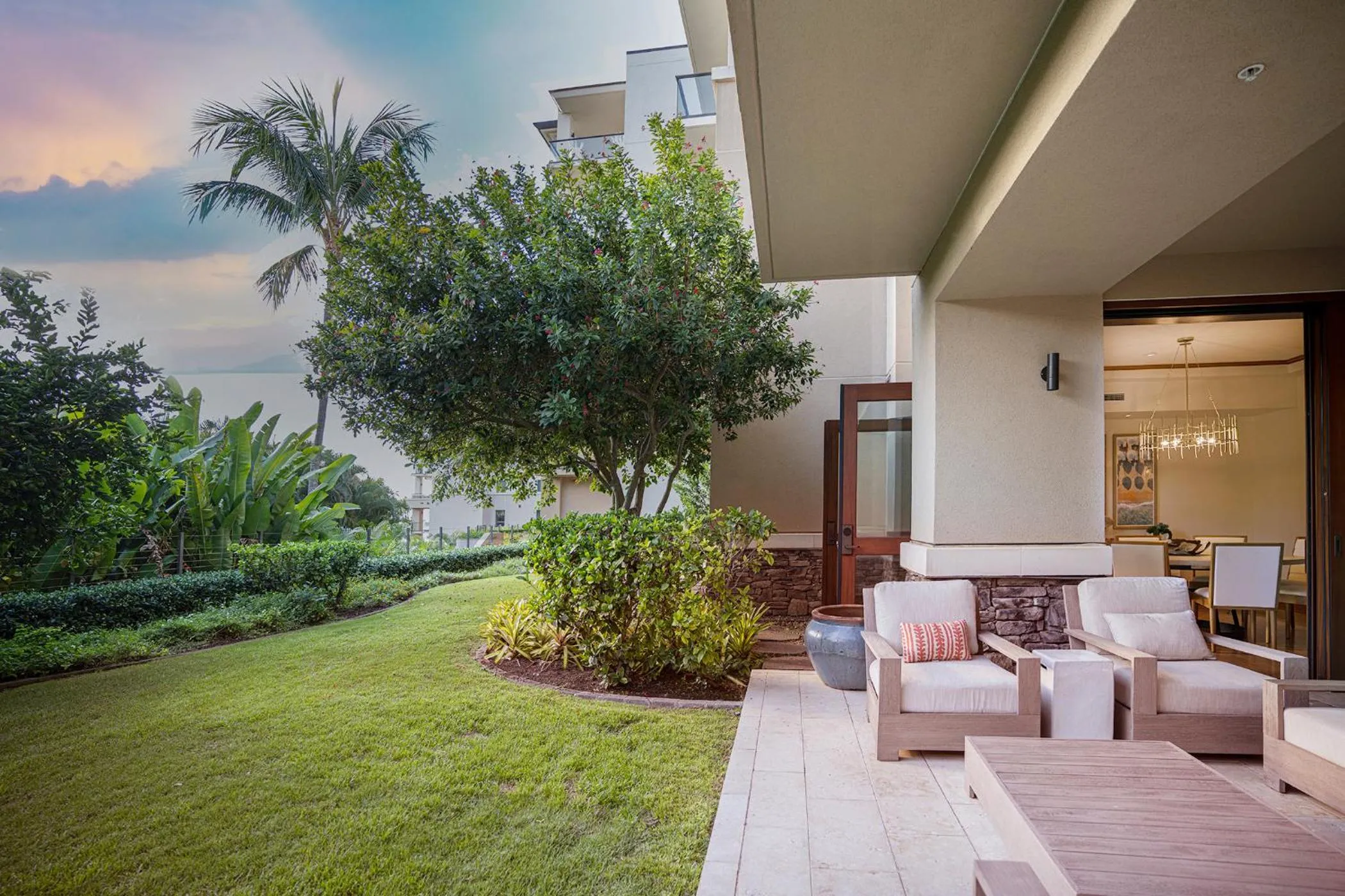 Garden view in Montage Kapalua Bay