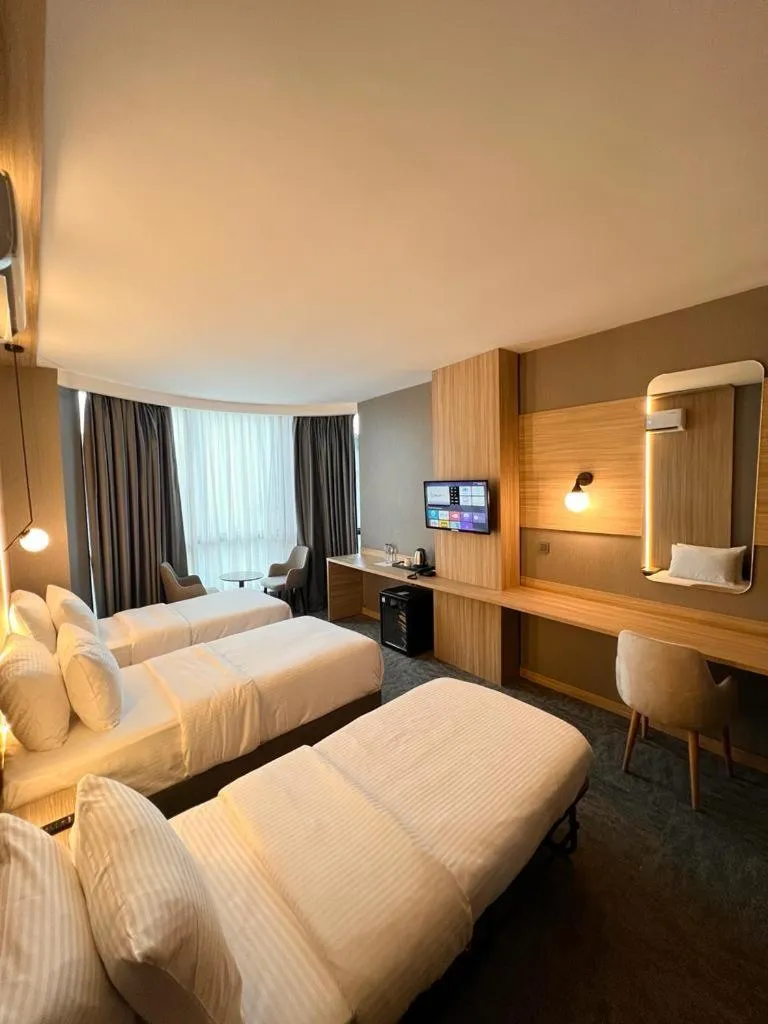 Coffee/tea facilities, Bed in Royal Mass Airport Business Hotel