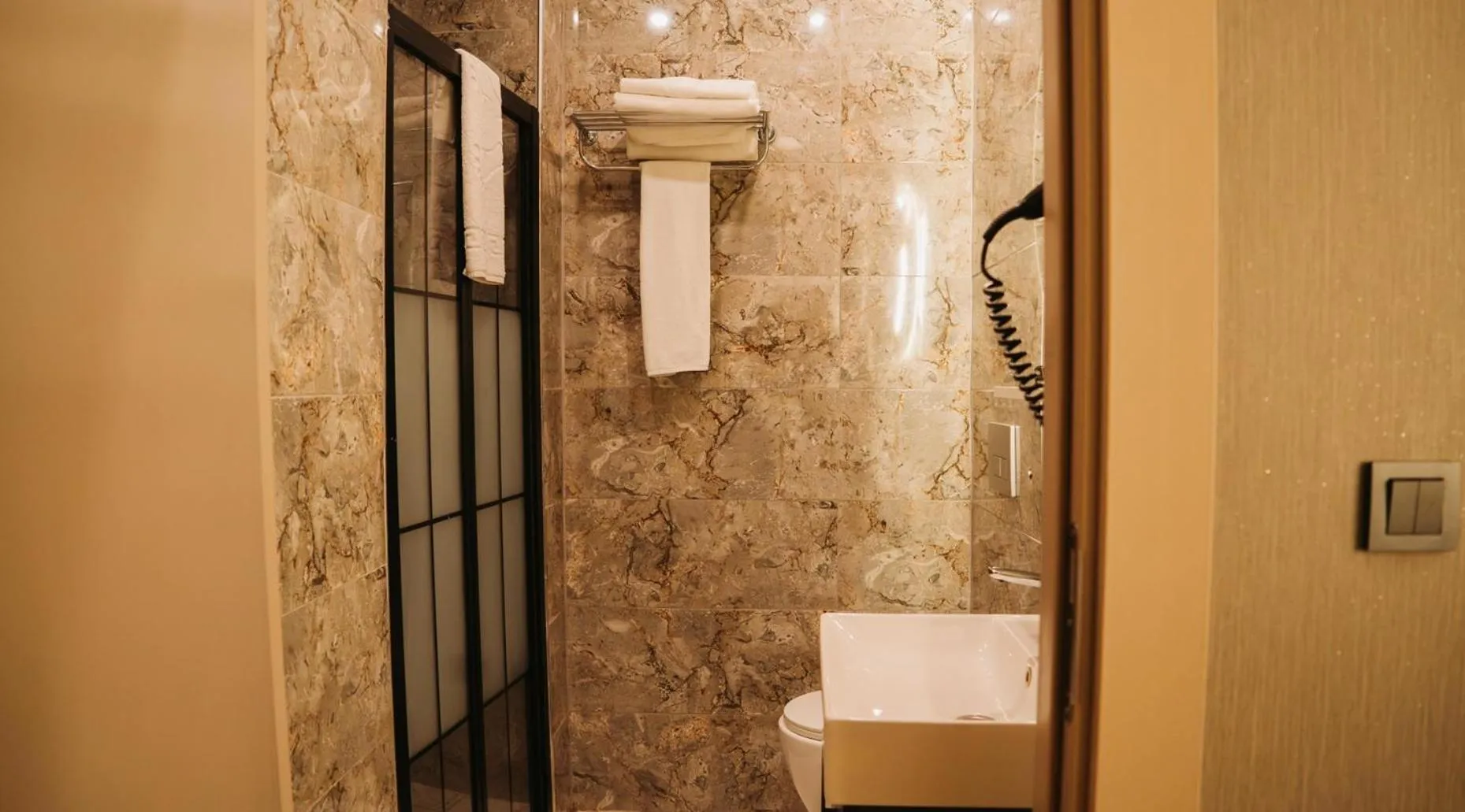 Shower in Royal Mass Airport Business Hotel