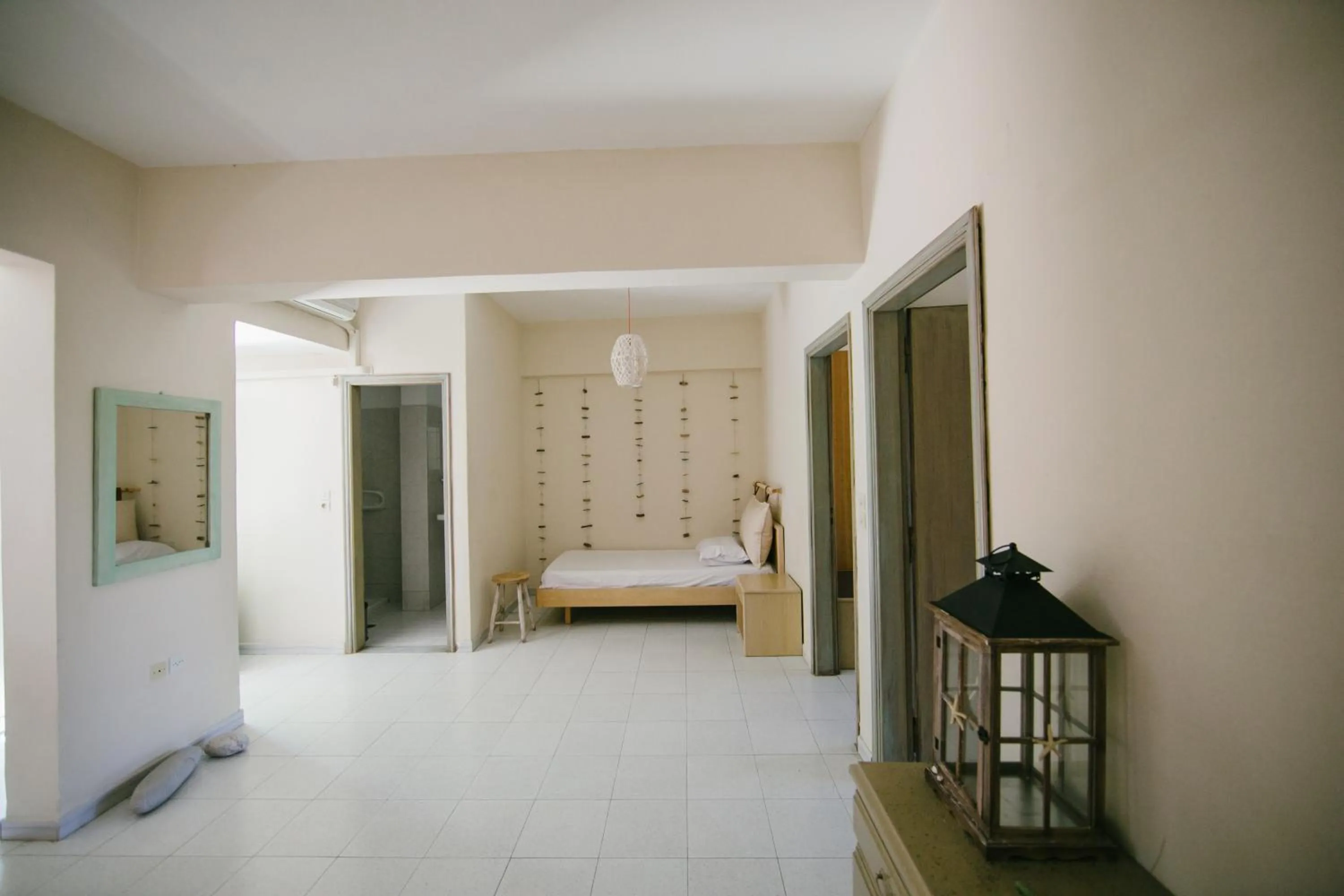 Living room, Bed in Gorgona Studios