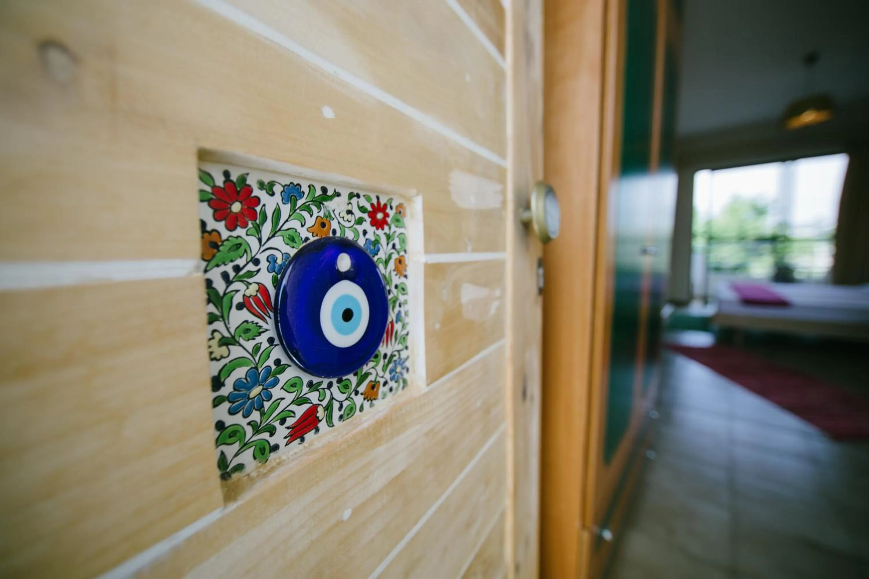 Decorative detail, Bed in Gorgona Studios