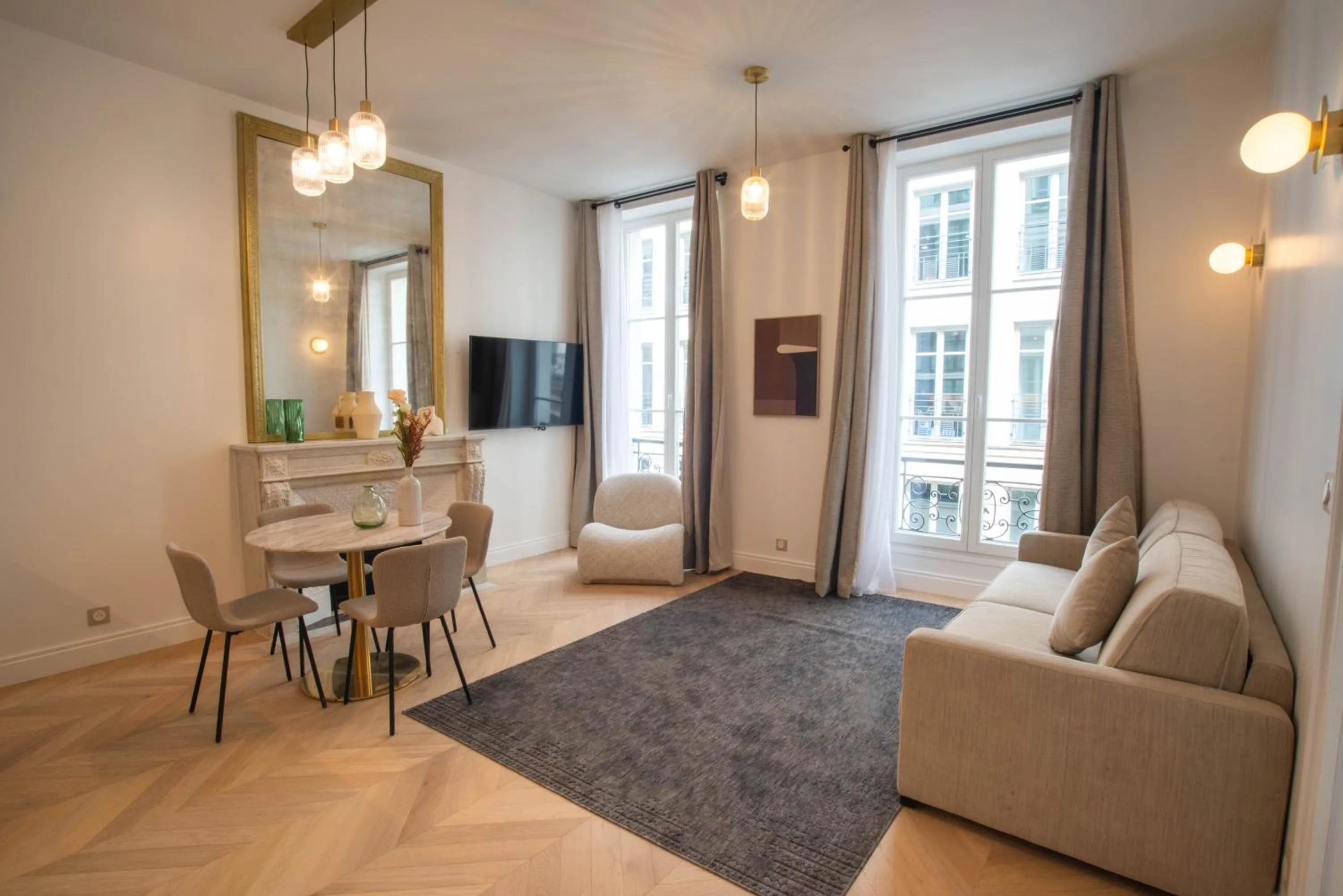 Living room in Quartier Libre Madeleine