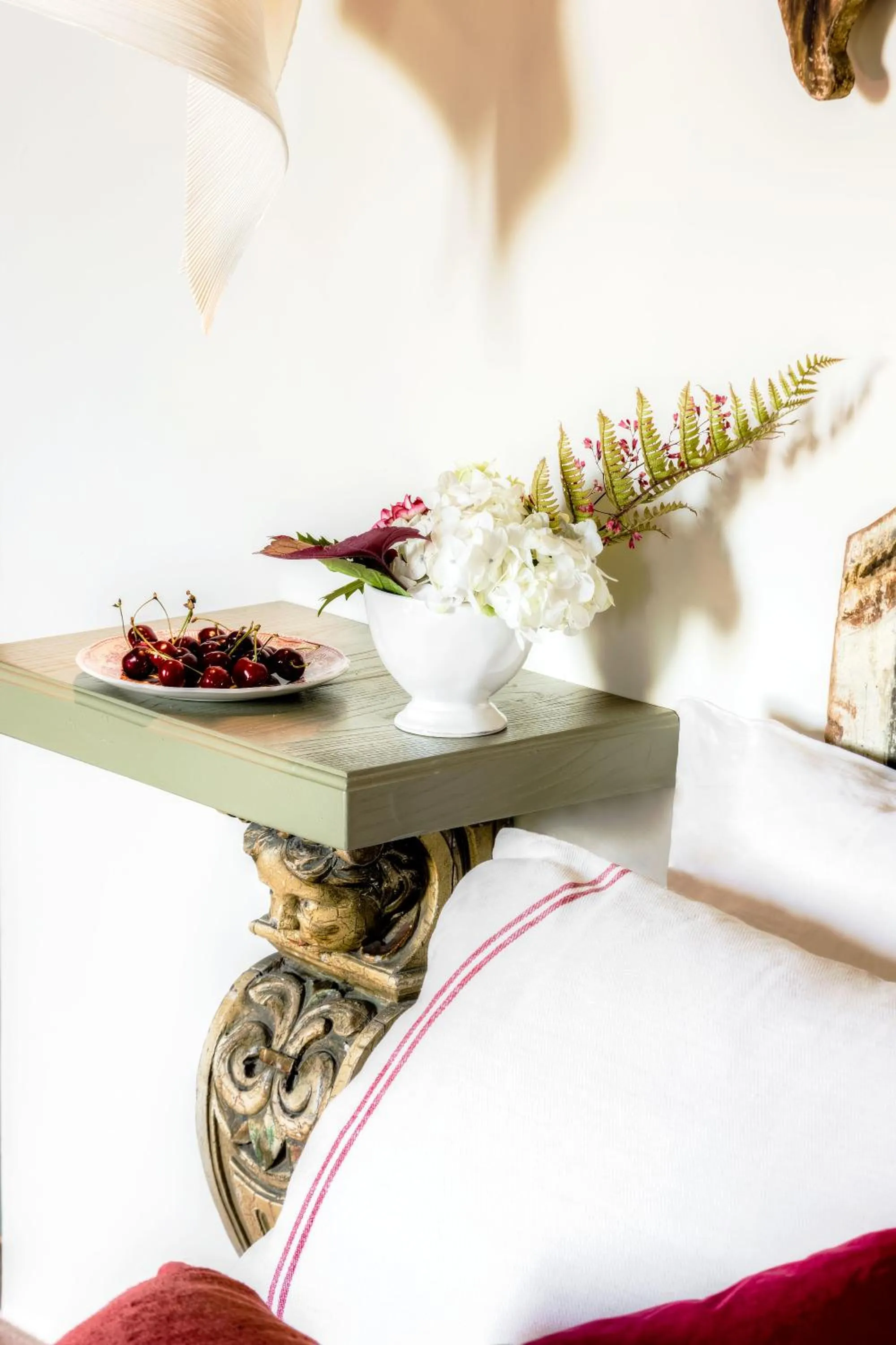 Decorative detail, Bed in Corte della Maestà Antica Residenza