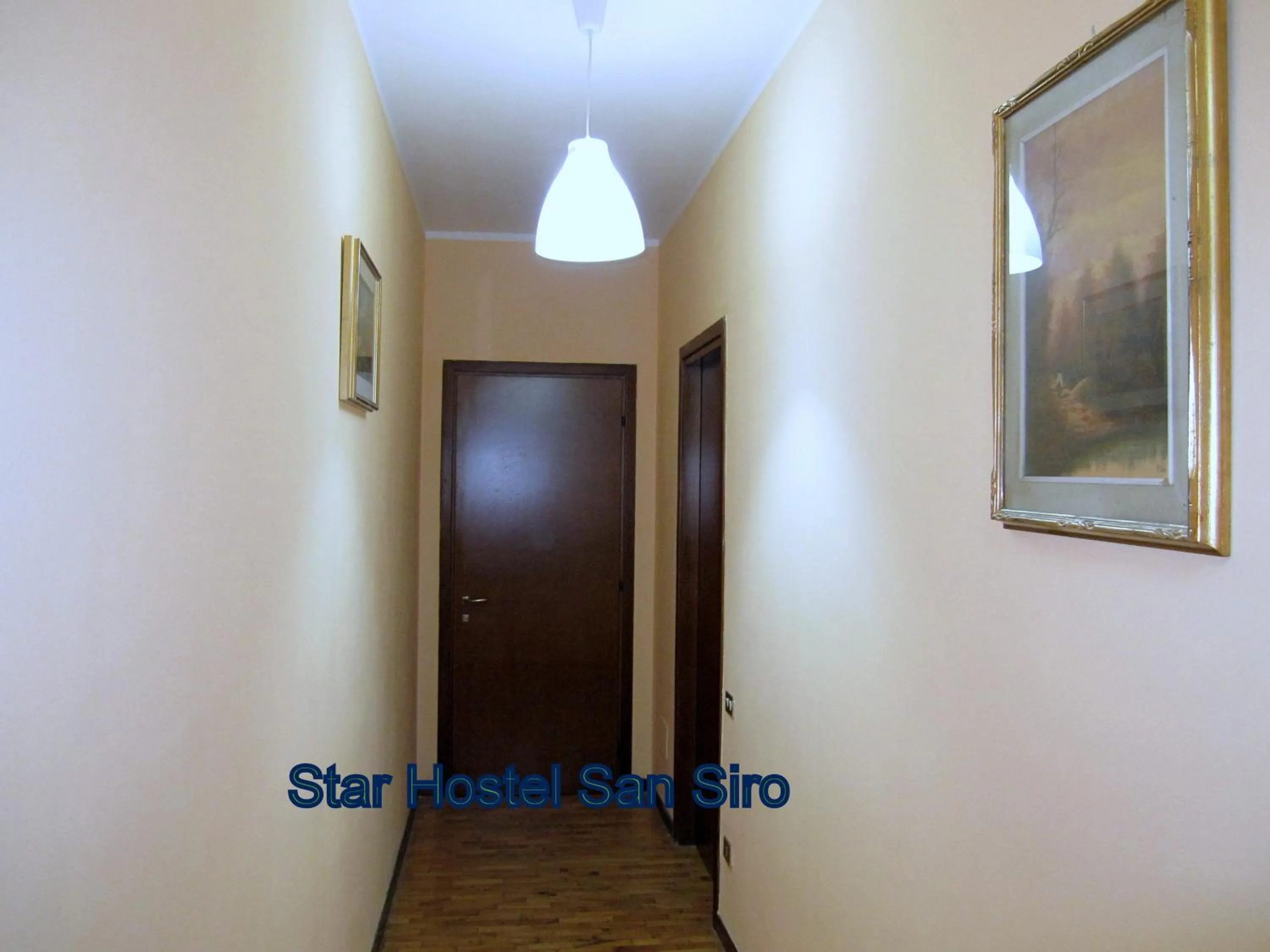 Decorative detail in Star Hostel San Siro Fiera