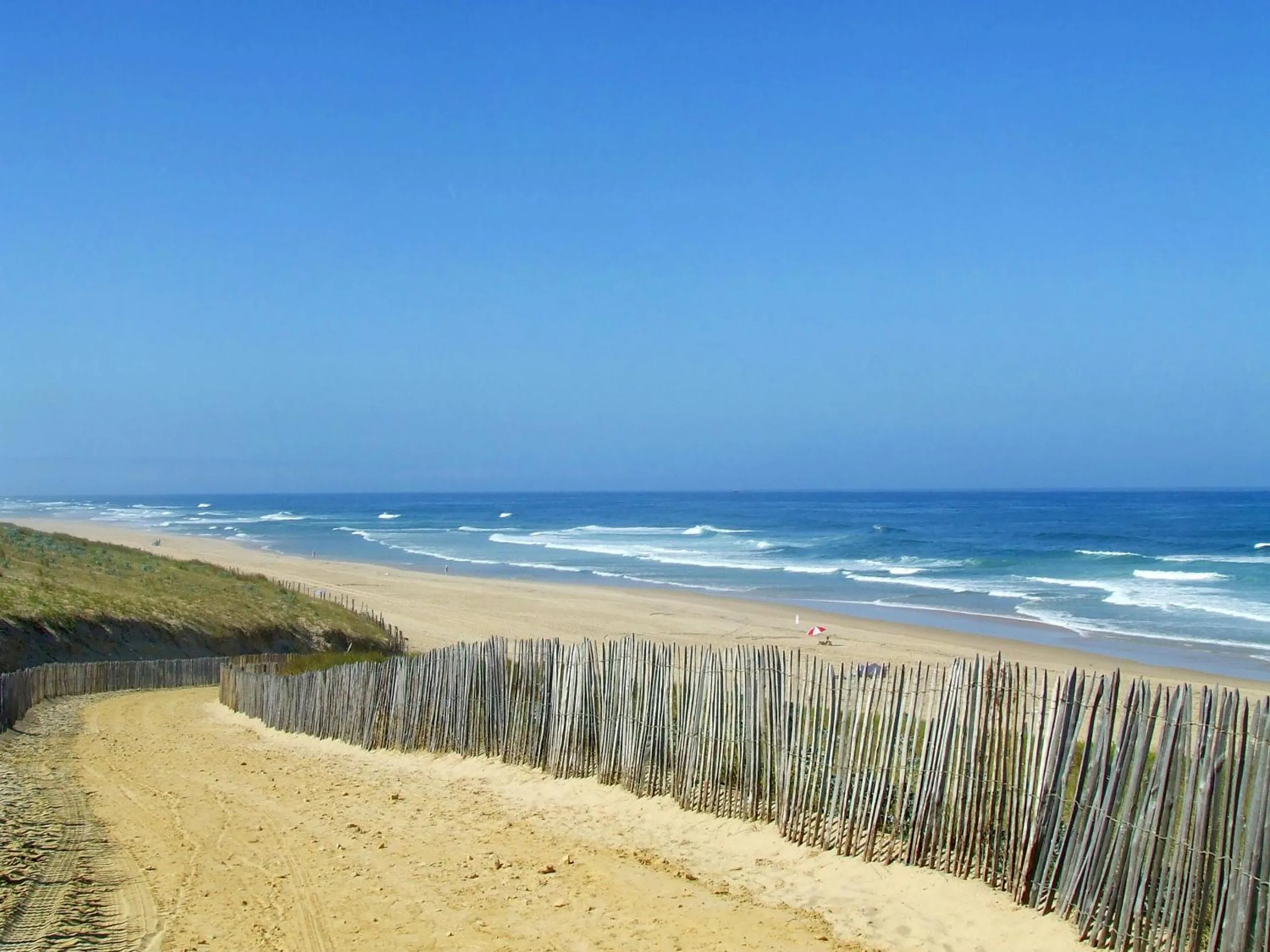 Beach in Le Village Vacances de Mimizan Plage