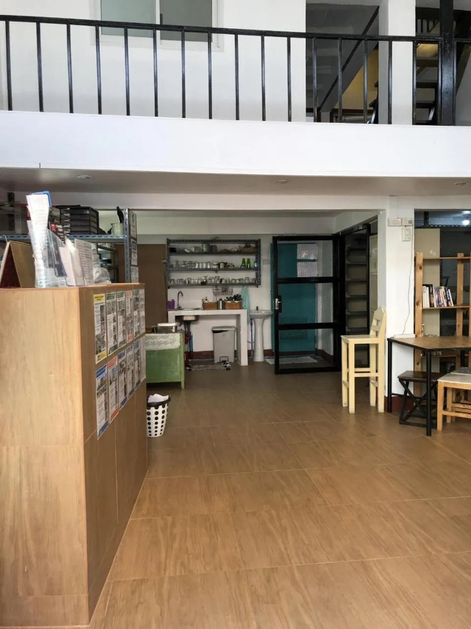 Lobby or reception in PLOY Hostel