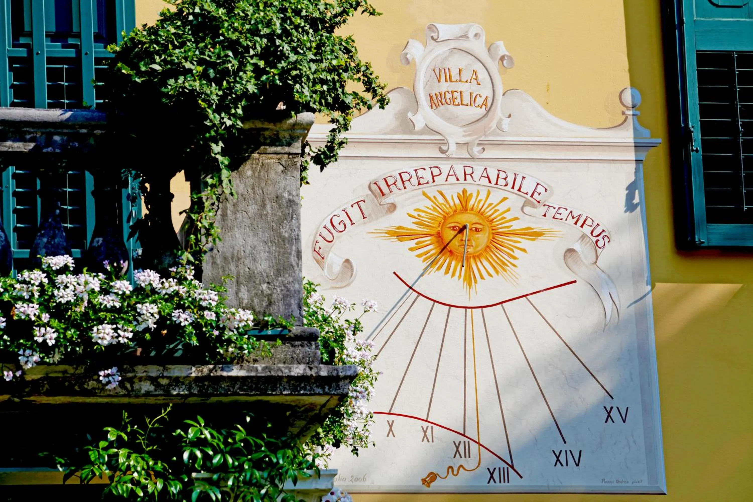 Decorative detail in Villa Angelica