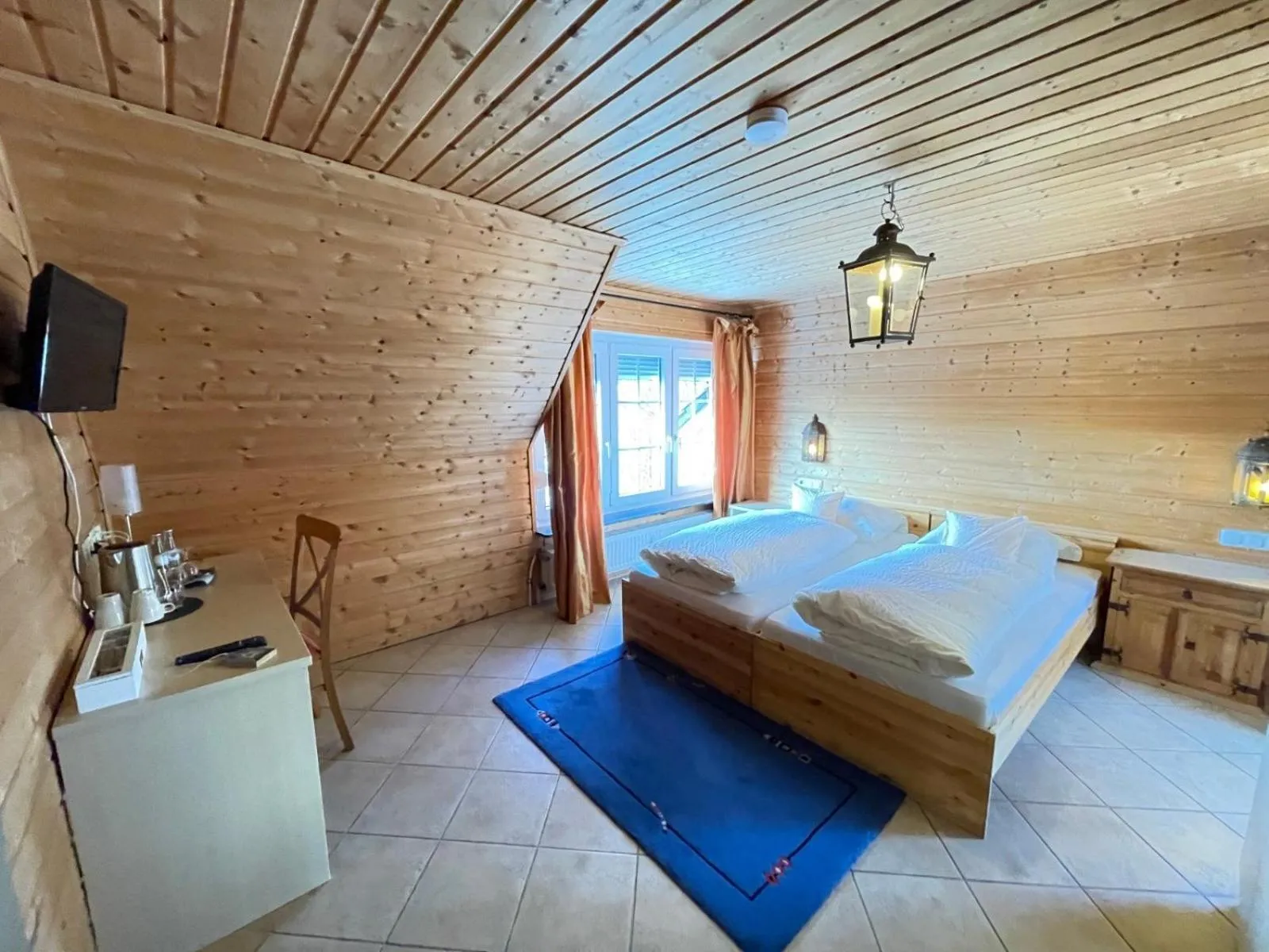 Photo of the whole room, Bed in Gästehaus Fuchshof