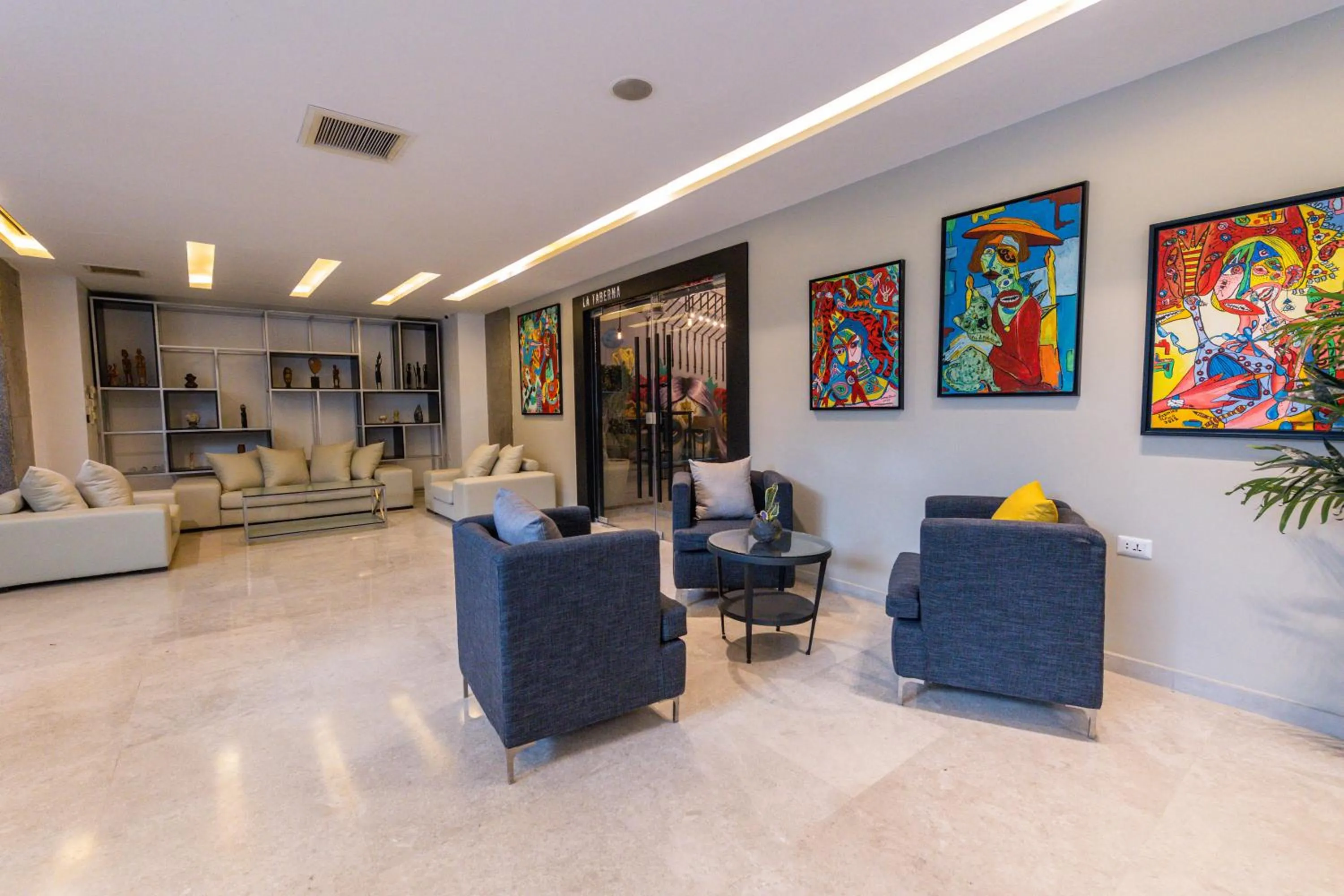 Lobby or reception in Boho Boutique Hotel Amman