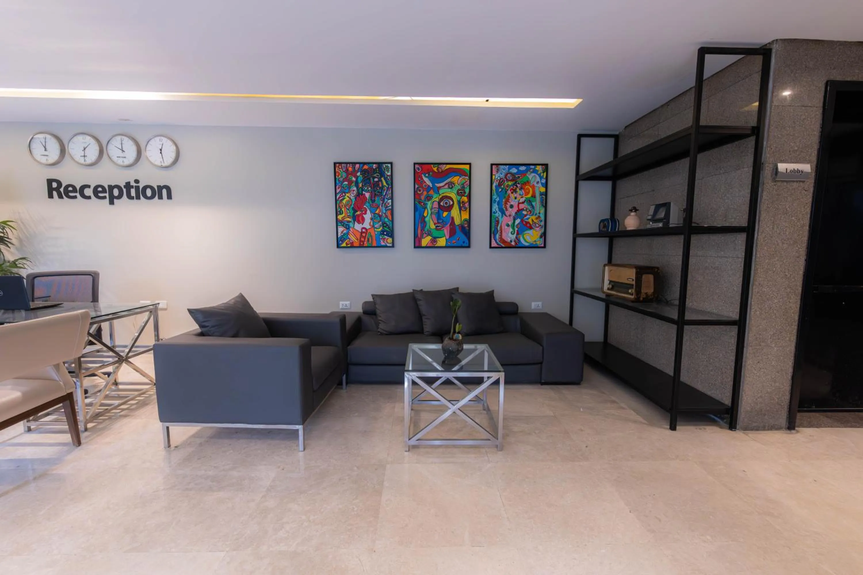 Lobby or reception in Boho Boutique Hotel Amman