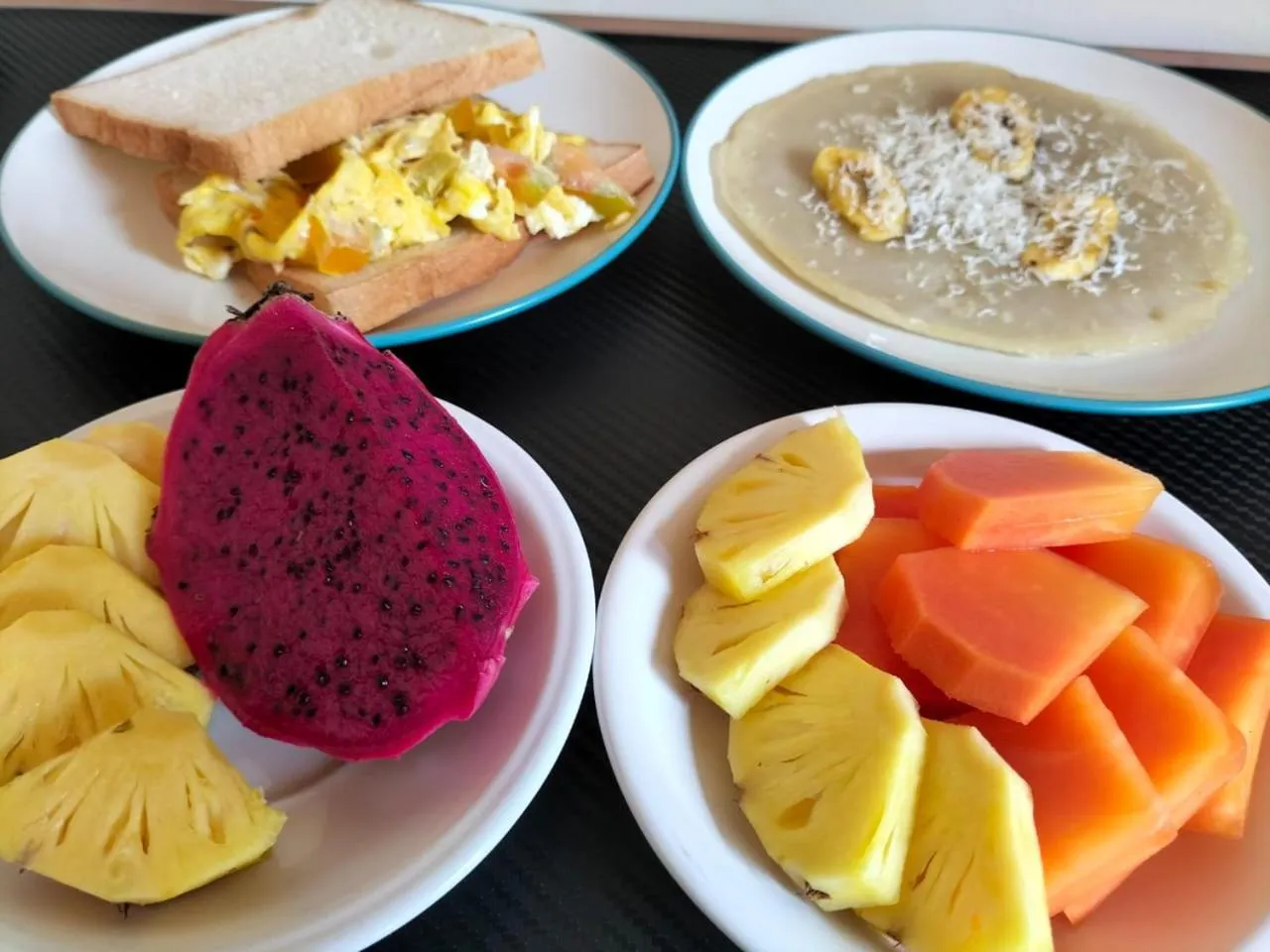 Breakfast in Ojek's Homestay