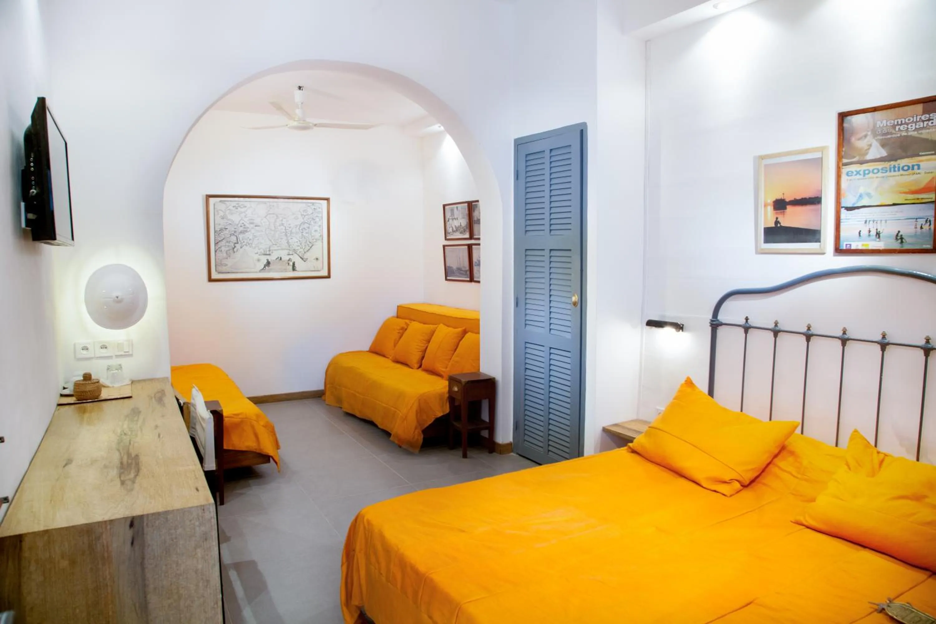 Other, Bed in Hôtel La Résidence