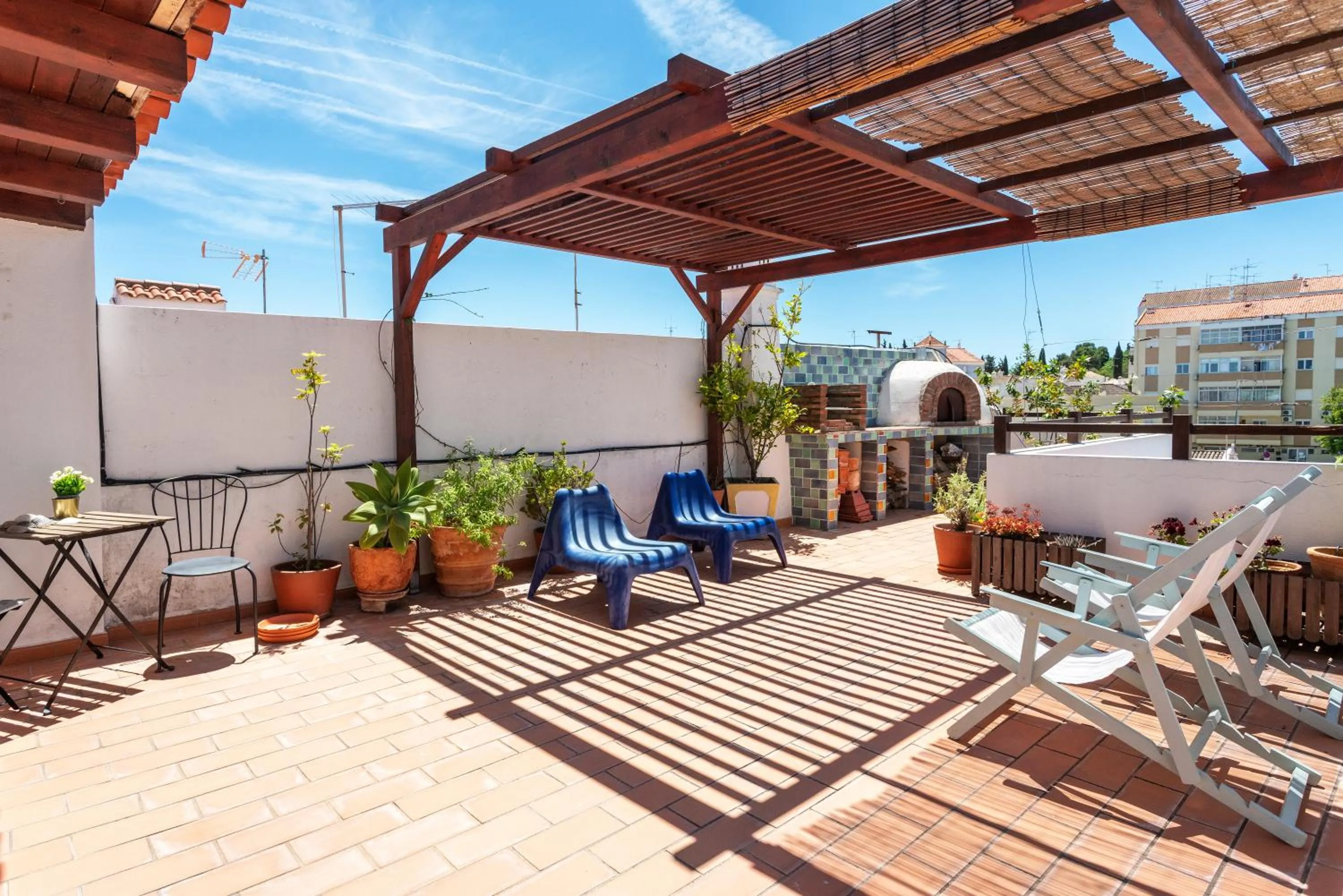 Patio in Casas da Formosa - Downtown Alegria B&B