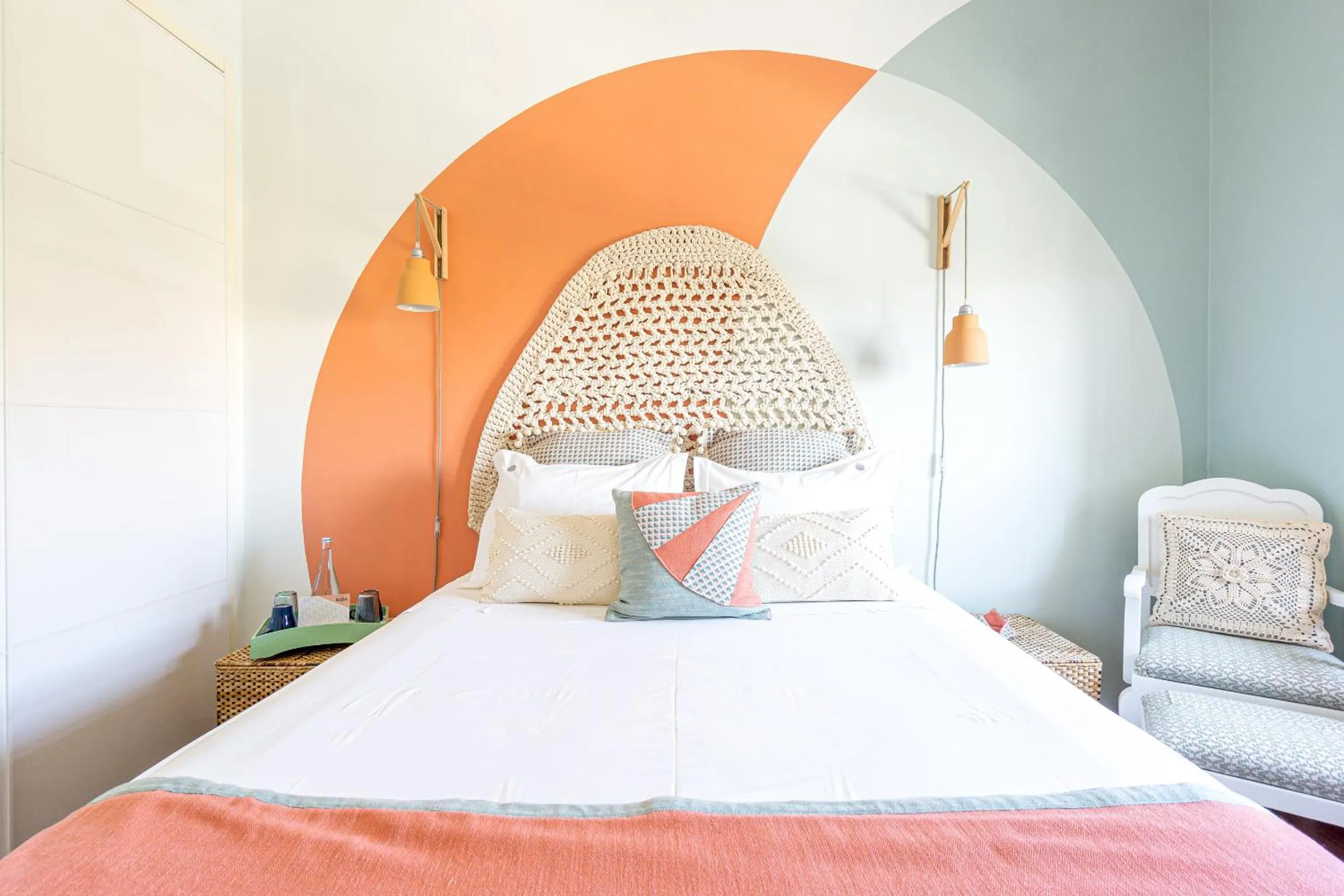 Bedroom, Bed in Casas da Formosa - Downtown Alegria B&B