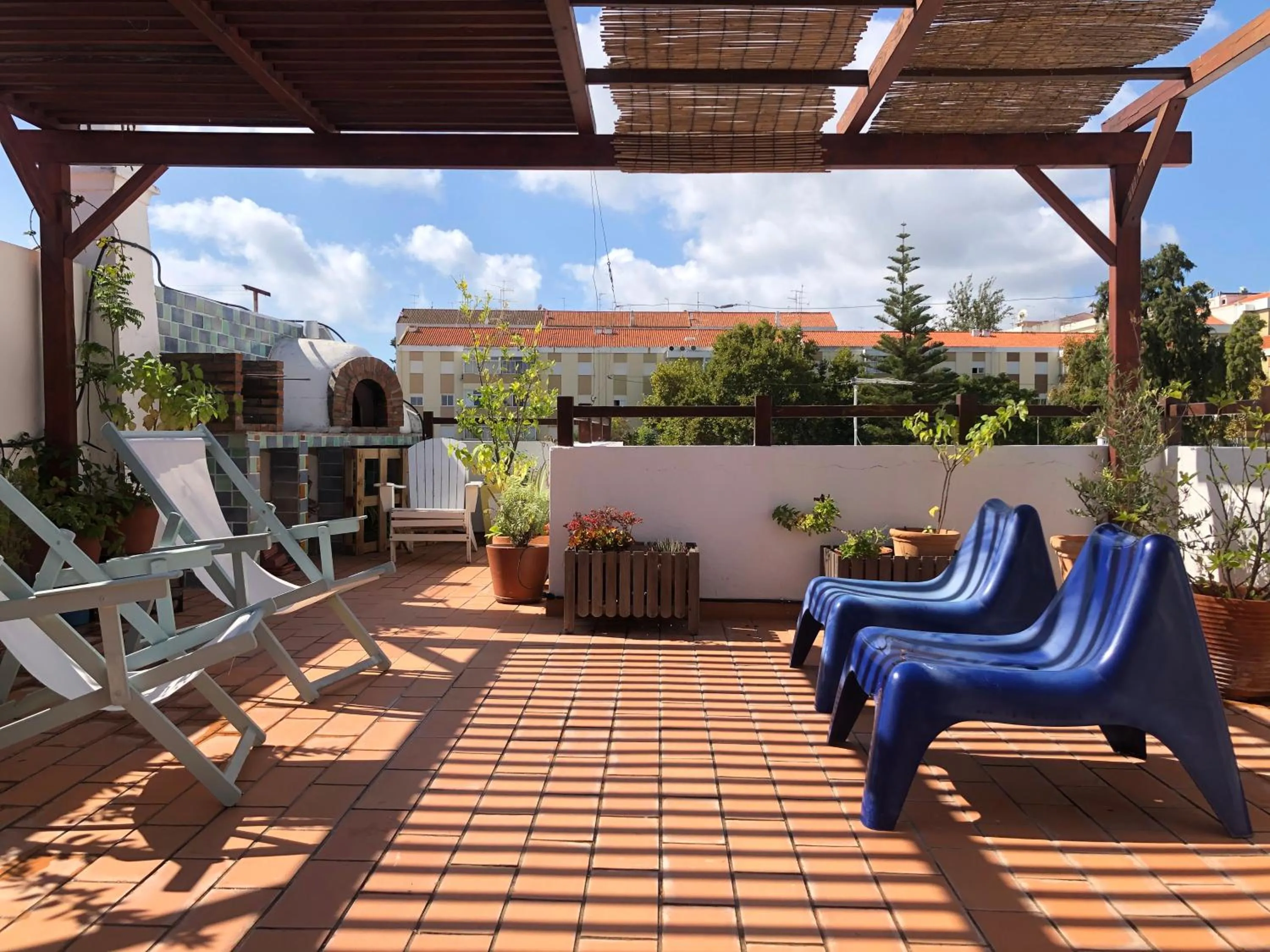 Balcony/Terrace in Casas da Formosa - Downtown Alegria B&B