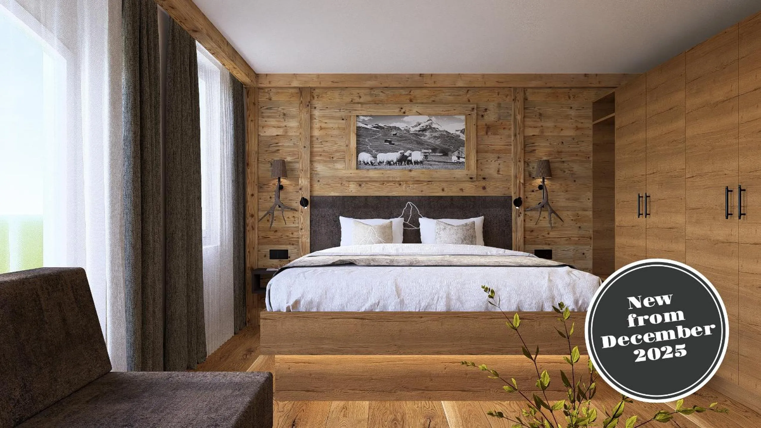 Bed in La Perle Apartments