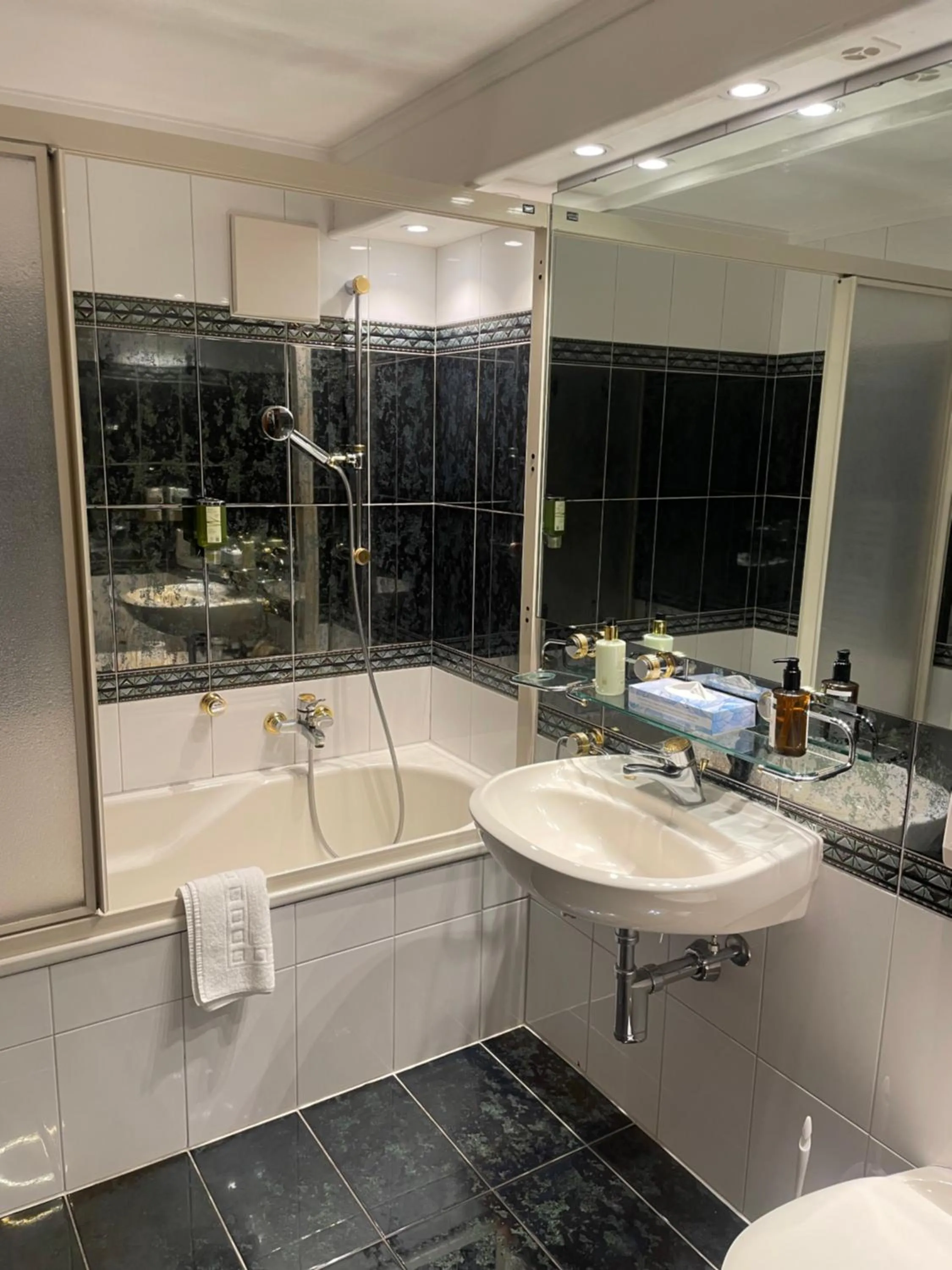 Shower in La Perle Apartments